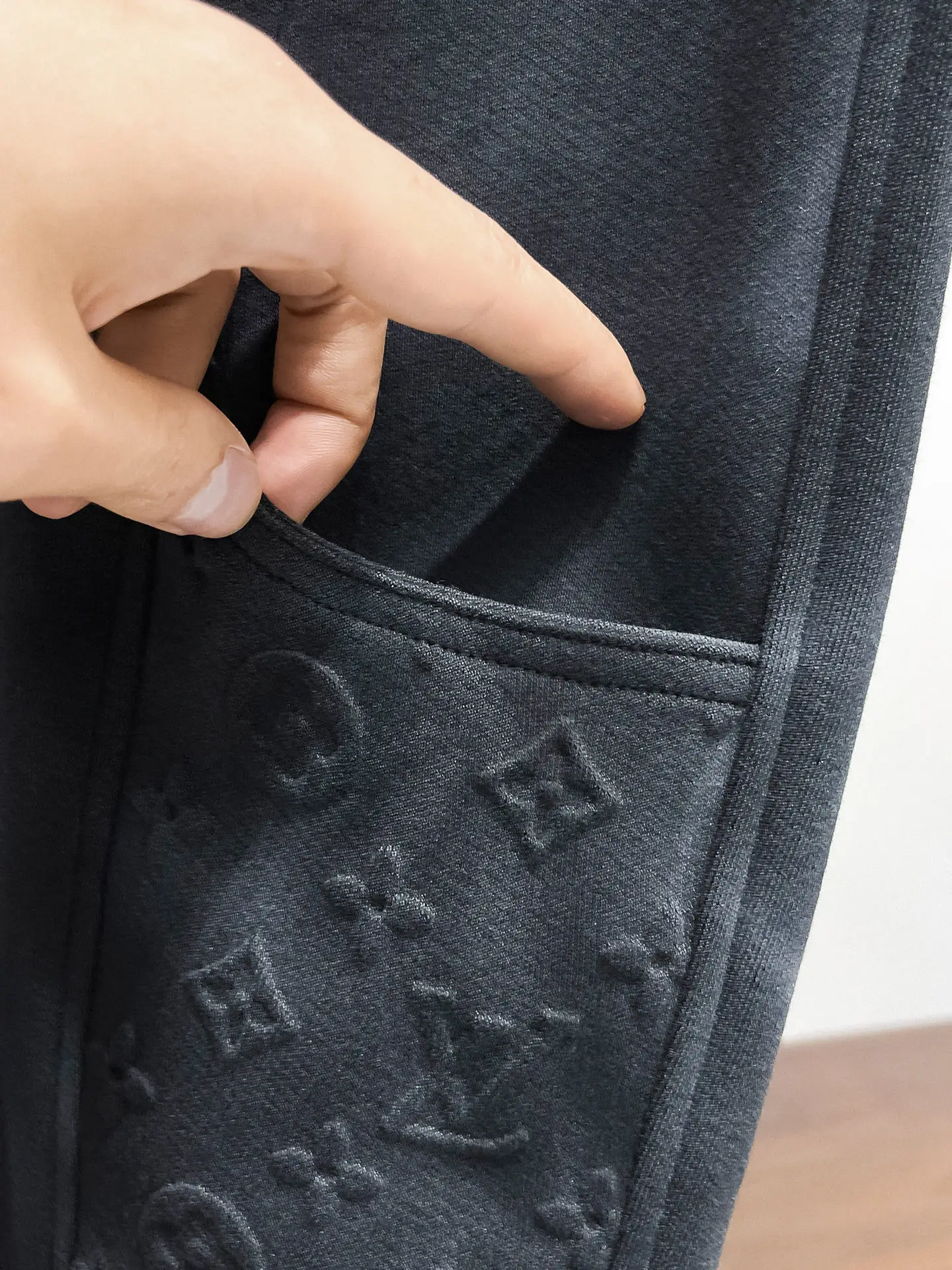 Monogram Embossed Drawstring Sweatpants D29014976 — view 6