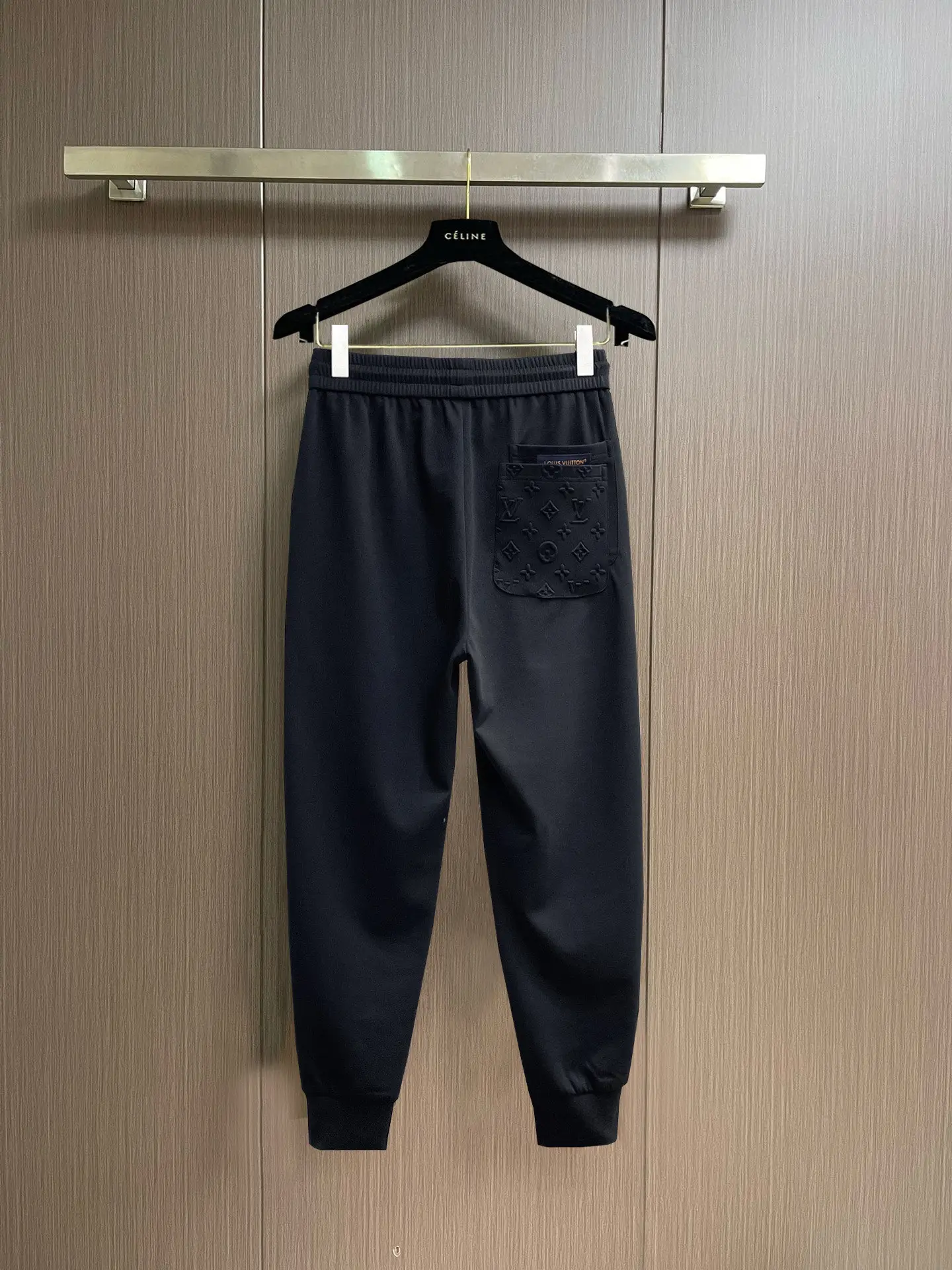 Monogram Embossed Cotton-Blend Sweatpants D29014982 — view 2