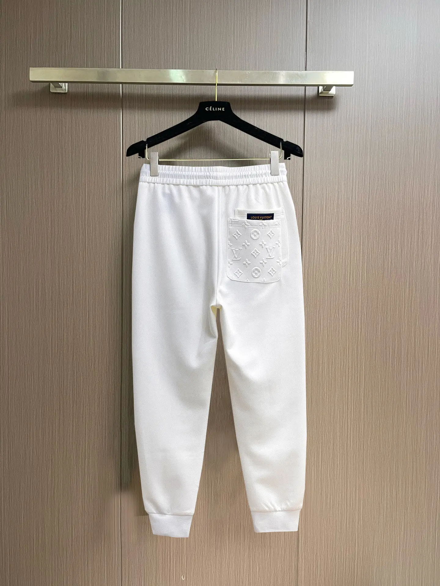 Monogram Embossed Cotton-Blend Sweatpants D29014981 — view 2