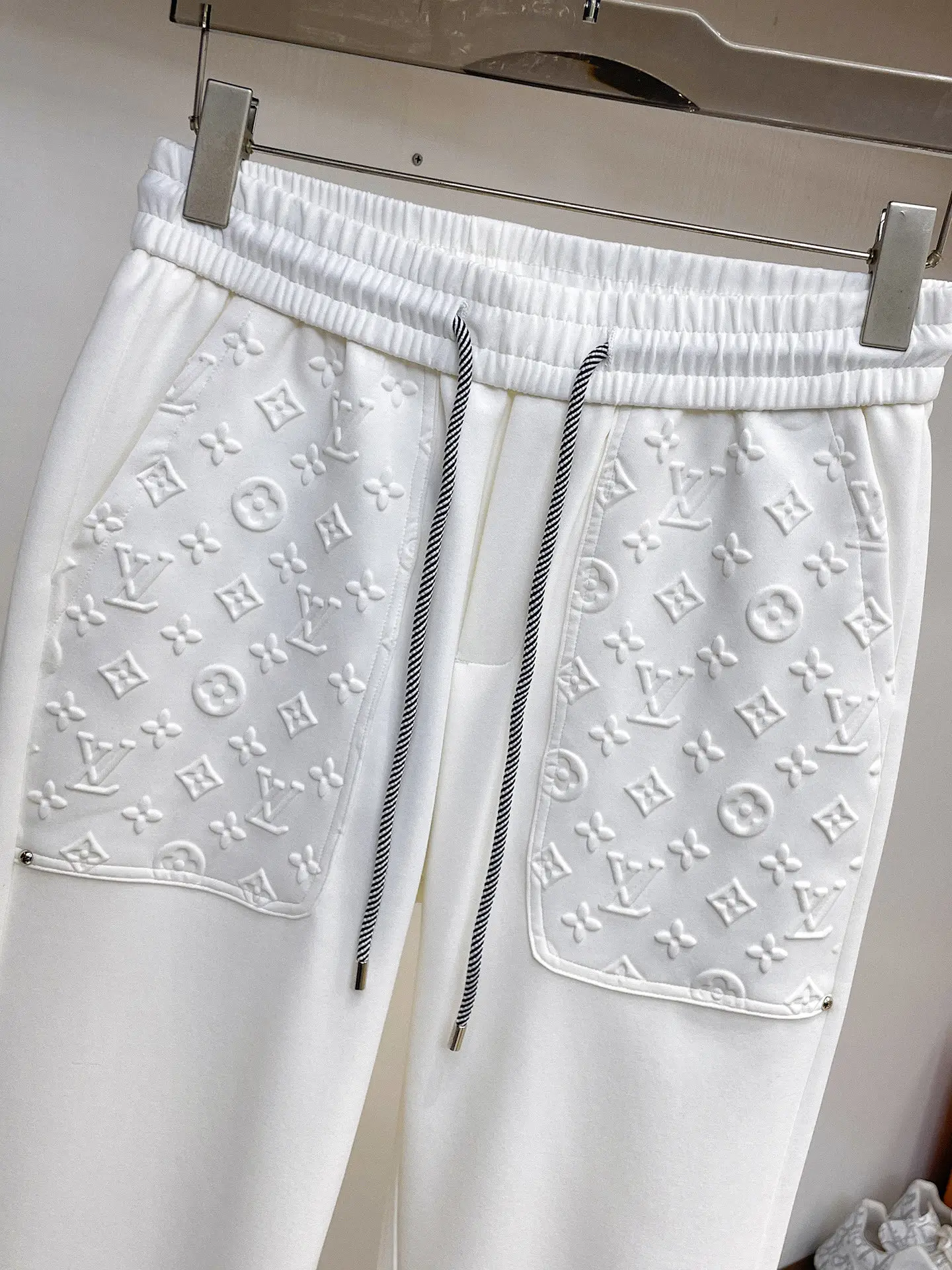 Monogram Embossed Cotton-Blend Sweatpants D29014981 — view 3