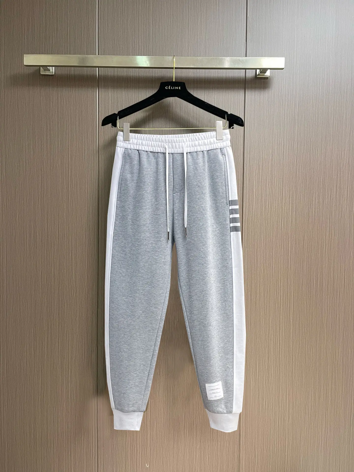 Striped Cotton-Blend Jersey Sweatpants D29015005