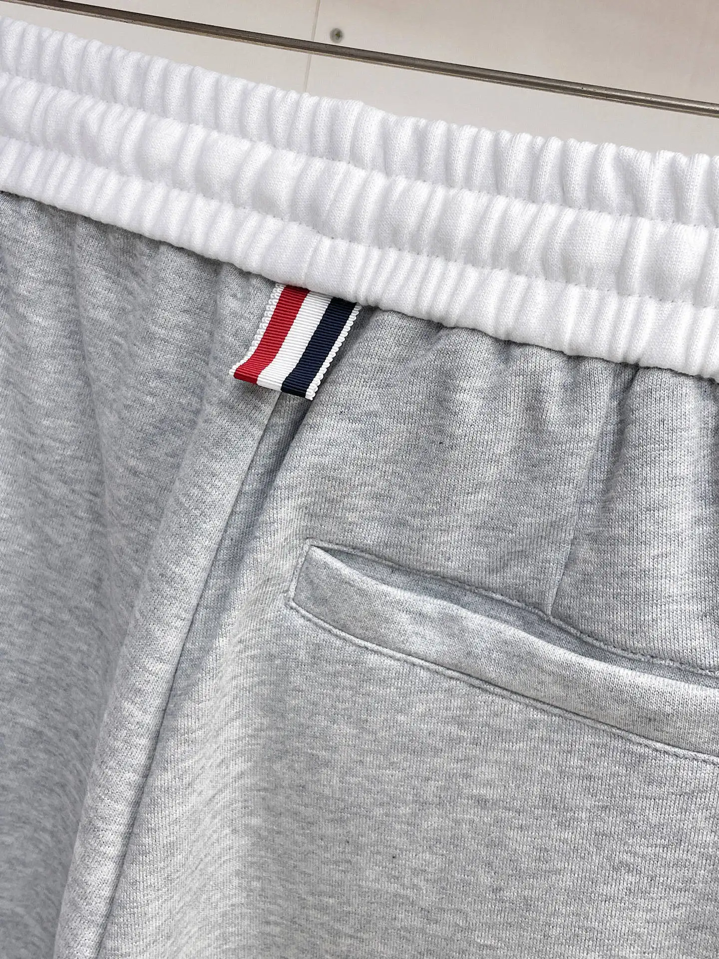 Striped Cotton-Blend Jersey Sweatpants D29015005 — view 10