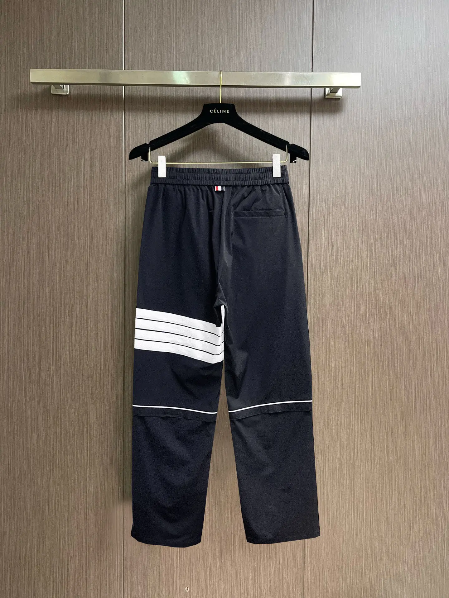 Striped Detail Drawstring Trousers D29014996 — view 2