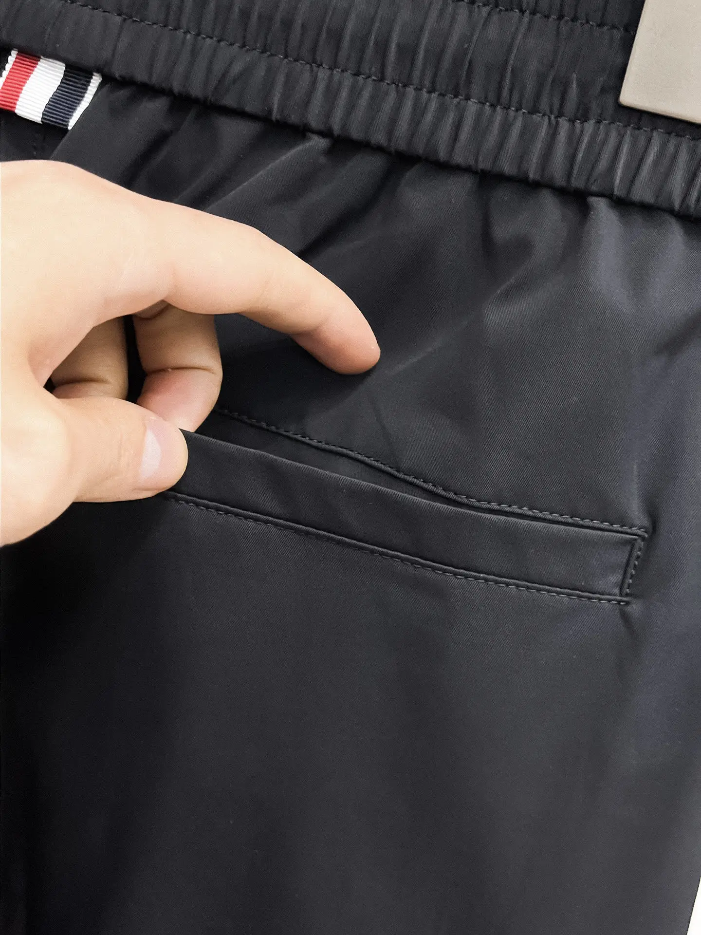 Striped Detail Drawstring Trousers D29014996 — view 11