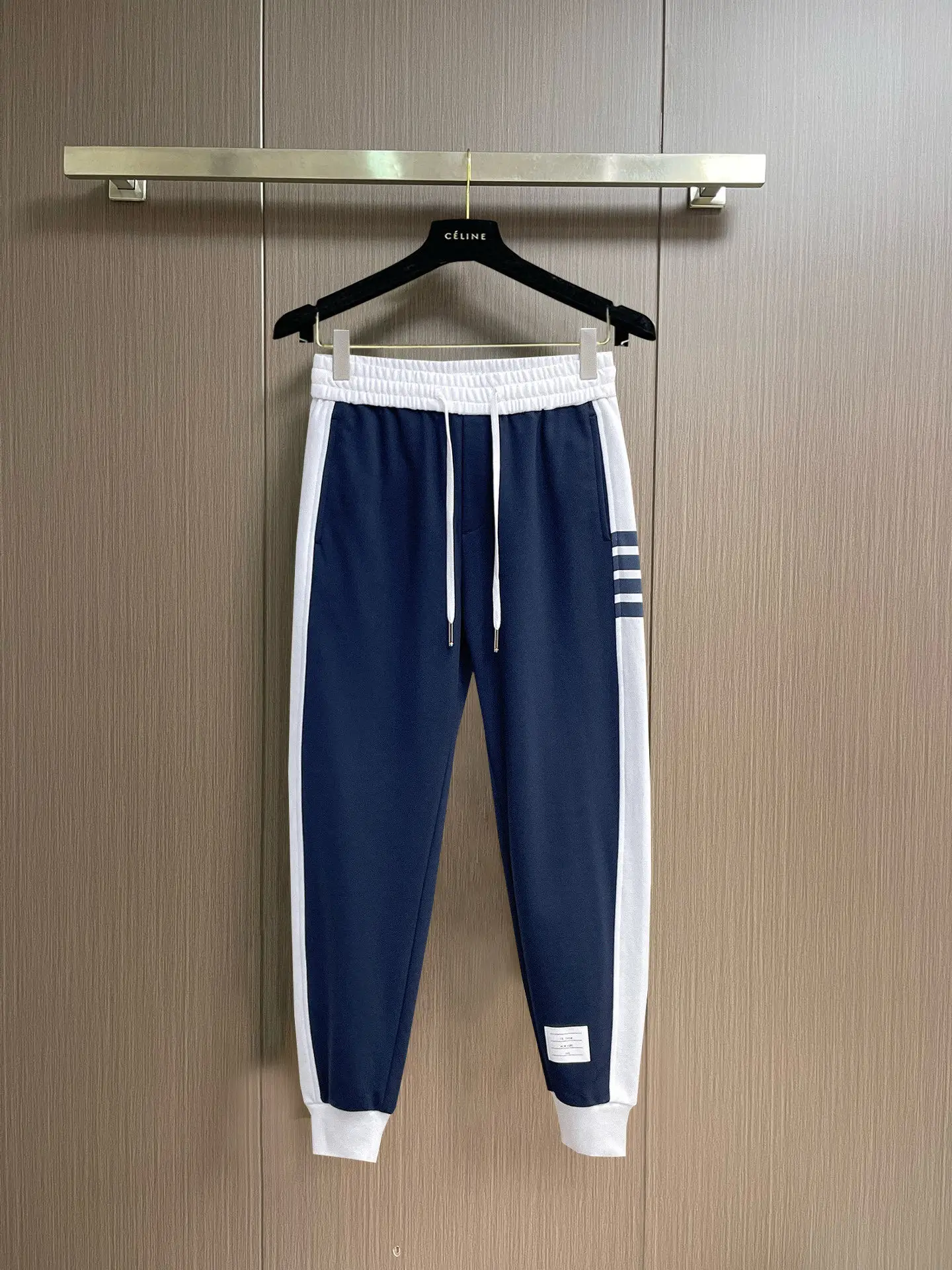 Striped Cotton-Blend Sweatpants D29015004
