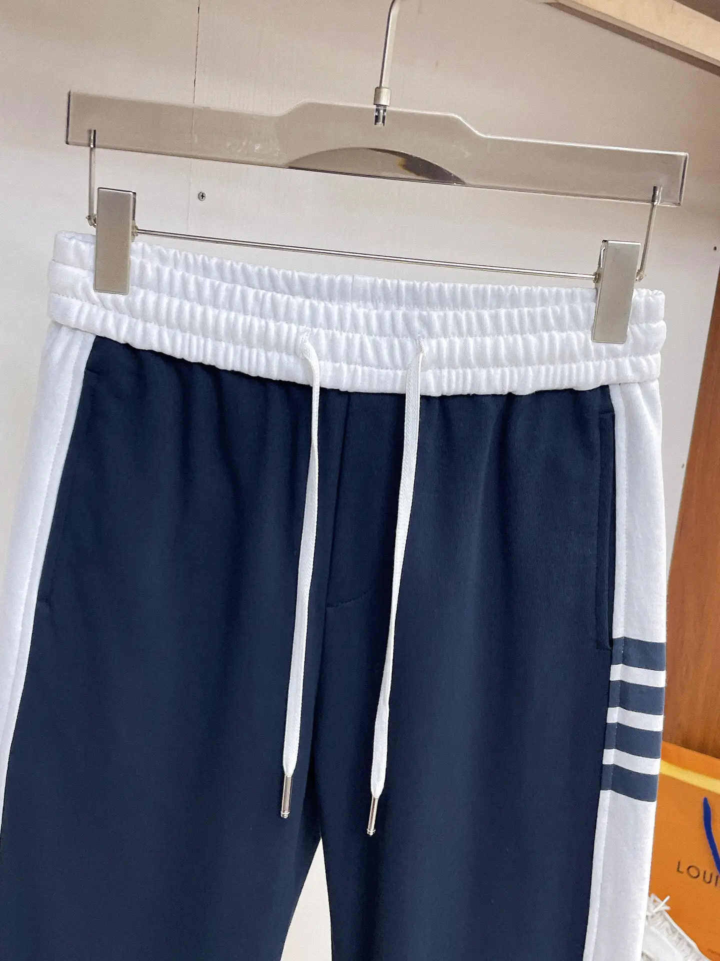 Striped Cotton-Blend Sweatpants D29015004 — view 3