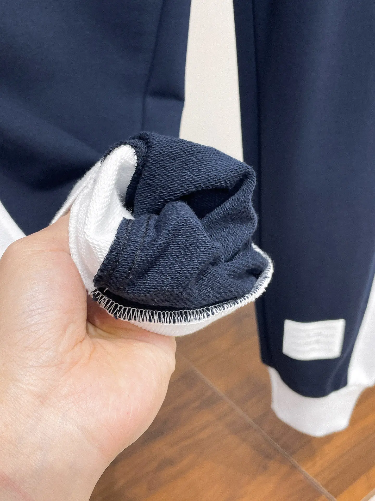 Striped Cotton-Blend Sweatpants D29015004 — view 11