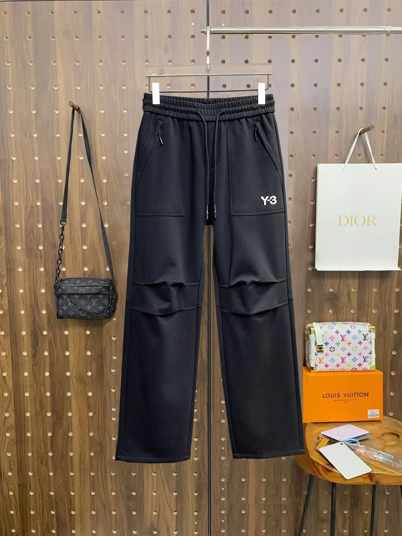 Y-3 Logo-Print Drawstring Sweatpants D29014928
