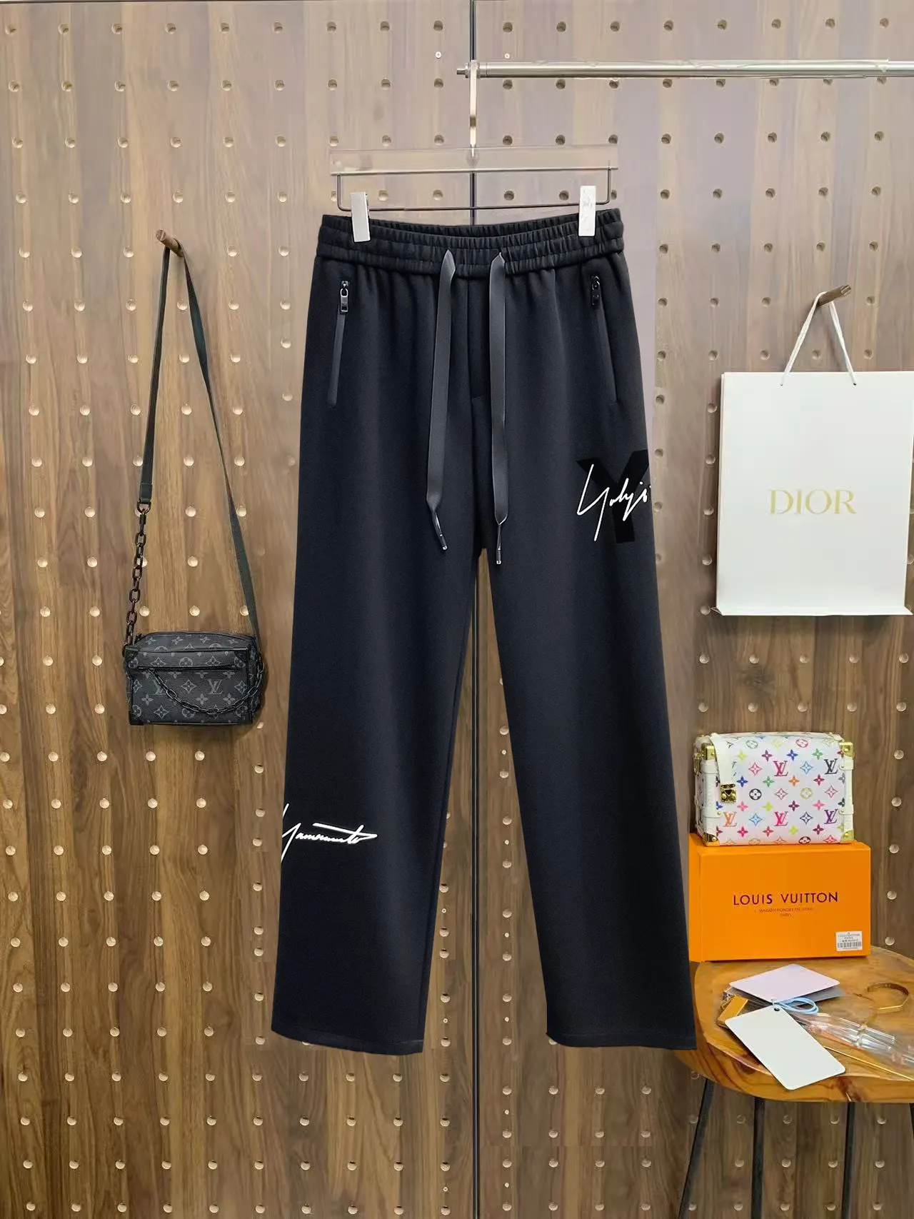 Y-3 Logo Print Drawstring Sweatpants D29014883