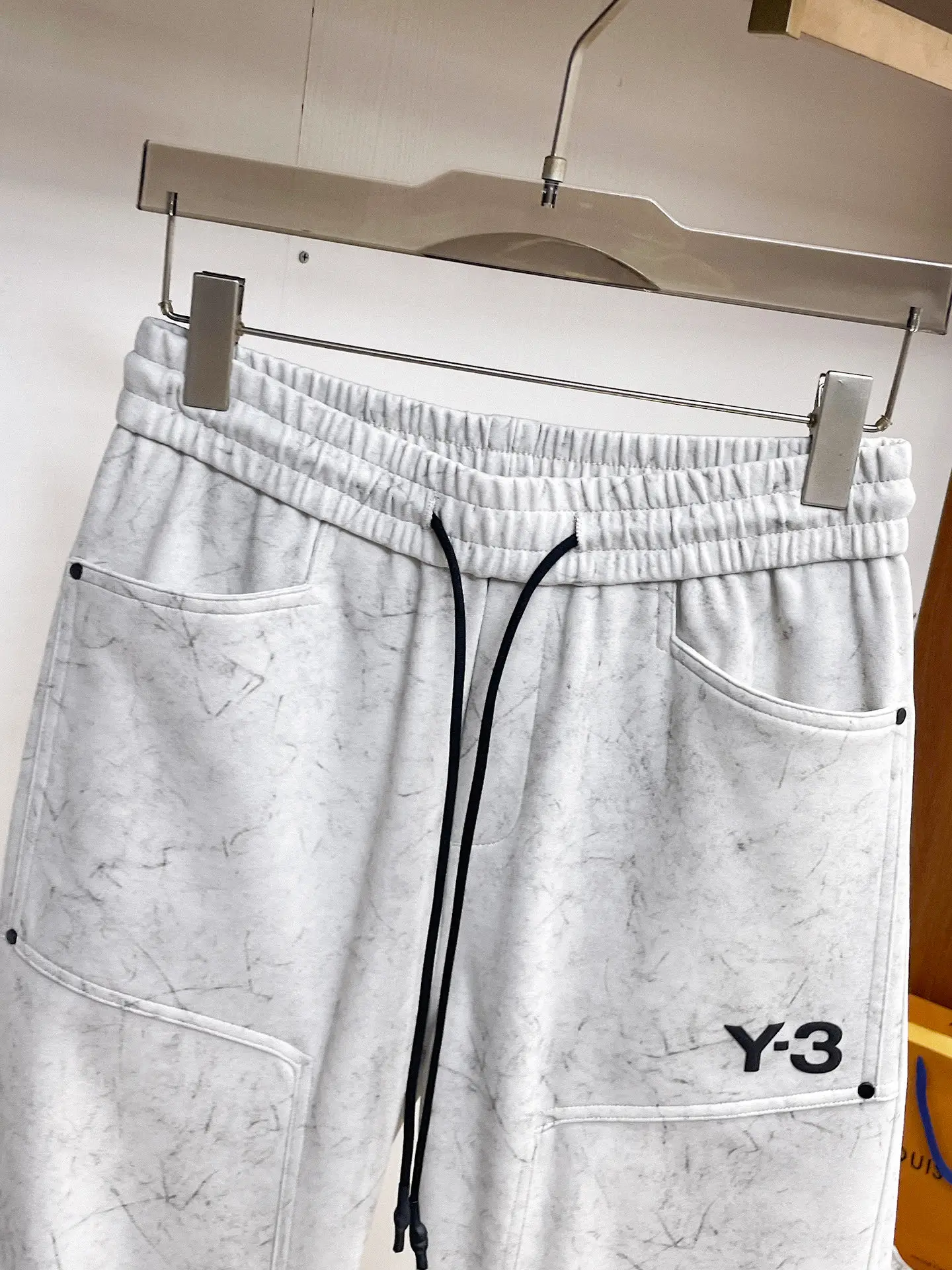Y-3 Logo Print Drawstring Sweatpants D29014993 — view 3