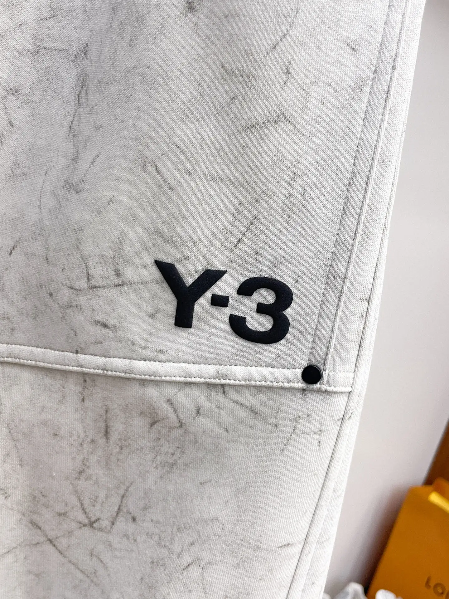 Y-3 Logo Print Drawstring Sweatpants D29014993 — view 4