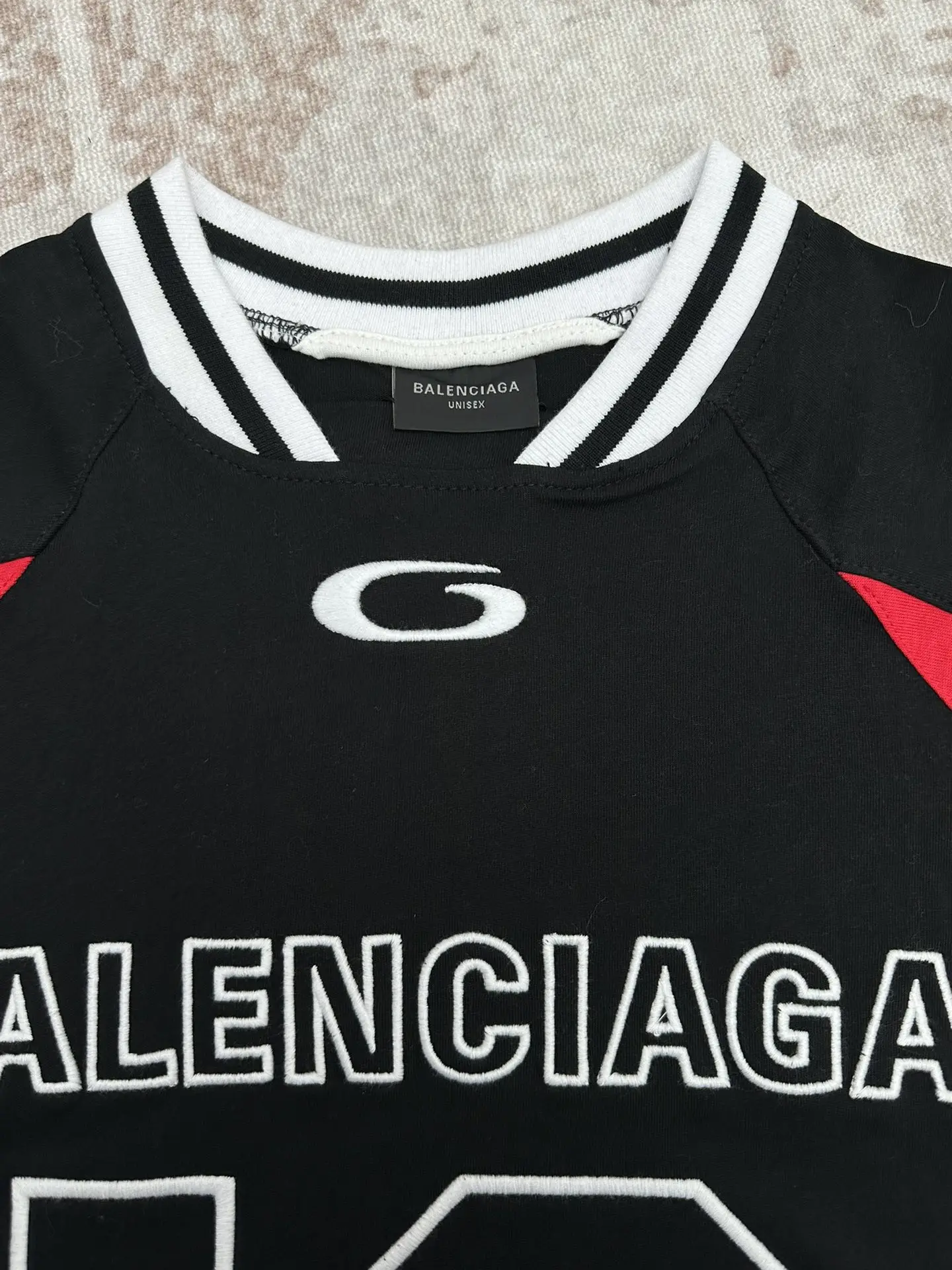 Balenciaga x NBA Embroidered Oversized T-Shirt D29514384 — view 3