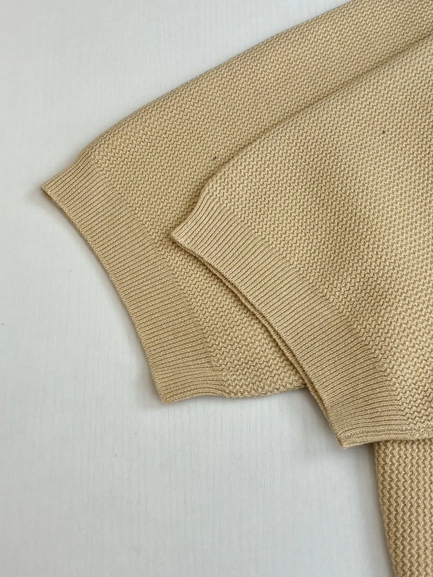 Waffle-Knit Silk-Blend Polo Shirt D29518619 — view 8