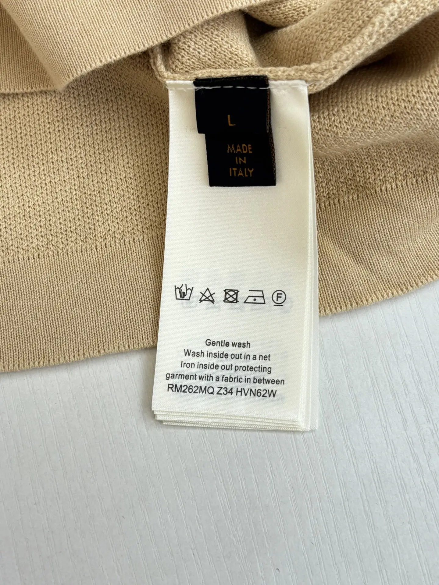 Waffle-Knit Silk-Blend Polo Shirt D29518619 — view 9