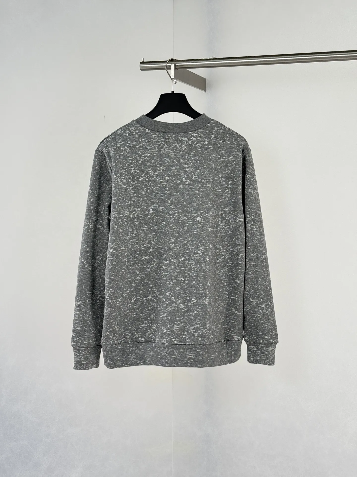 Reflective Monogram Marl Crew-Neck Sweatshirt D29522016 — view 2
