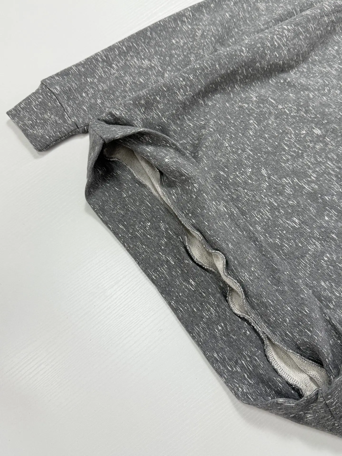 Reflective Monogram Marl Crew-Neck Sweatshirt D29522016 — view 5