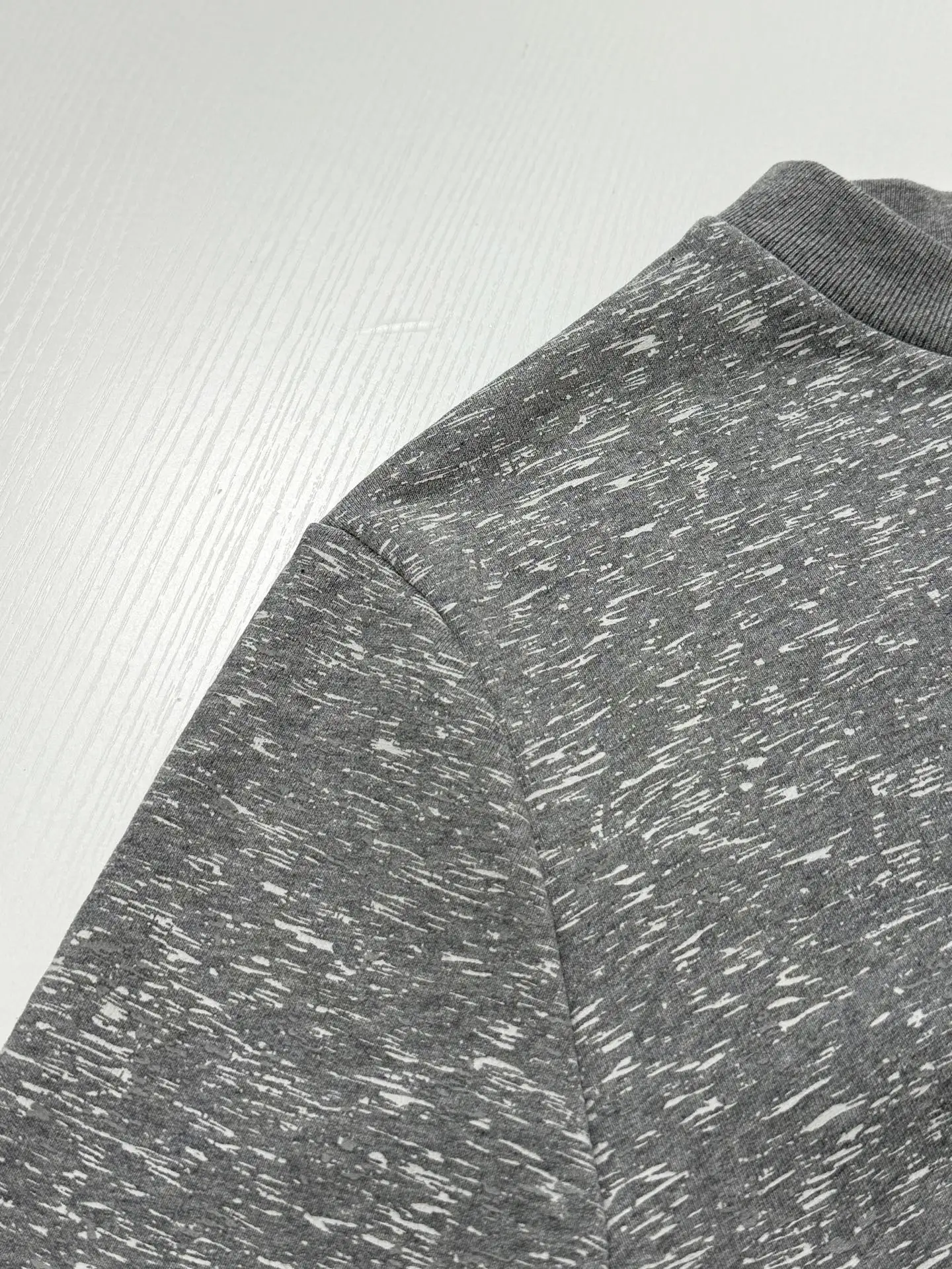 Reflective Monogram Marl Crew-Neck Sweatshirt D29522016 — view 7