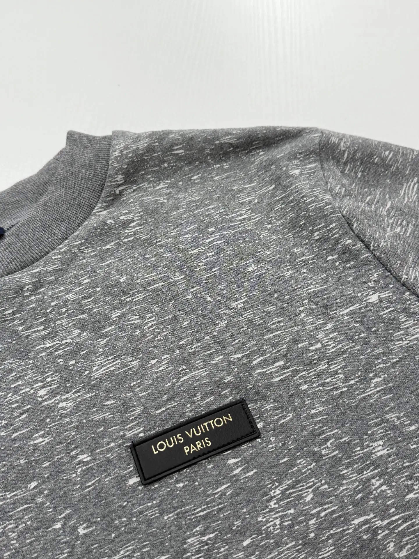 Reflective Monogram Marl Crew-Neck Sweatshirt D29522016 — view 8