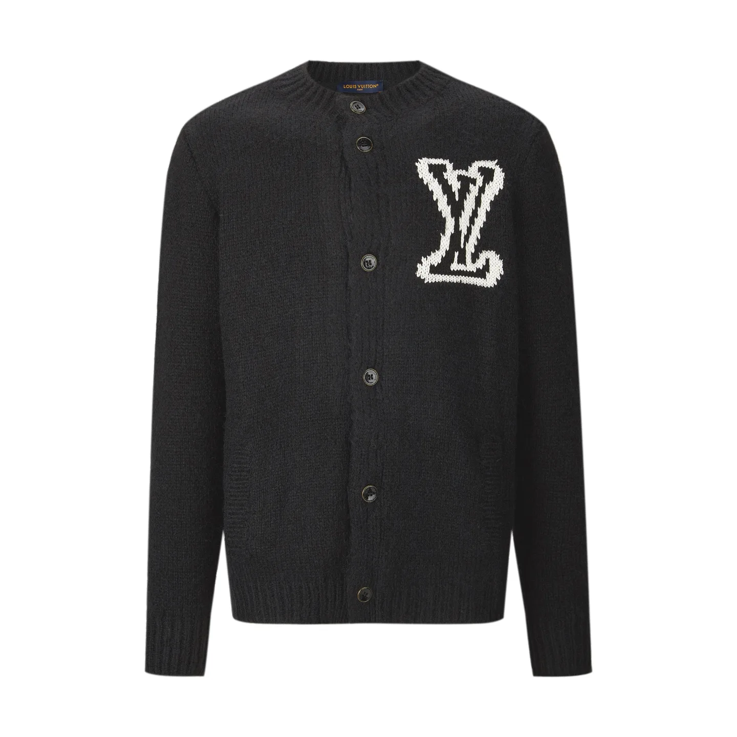Logo Jacquard Wool-Cashmere Cardigan D29522361