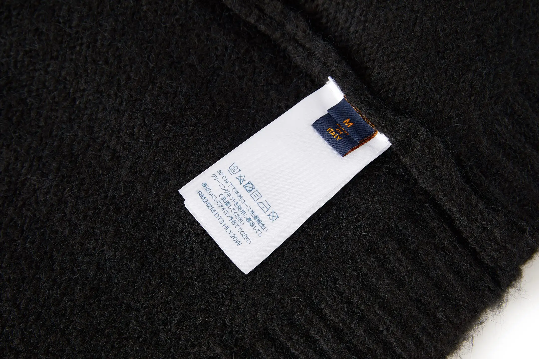Logo Jacquard Wool-Cashmere Cardigan D29522361 — view 9