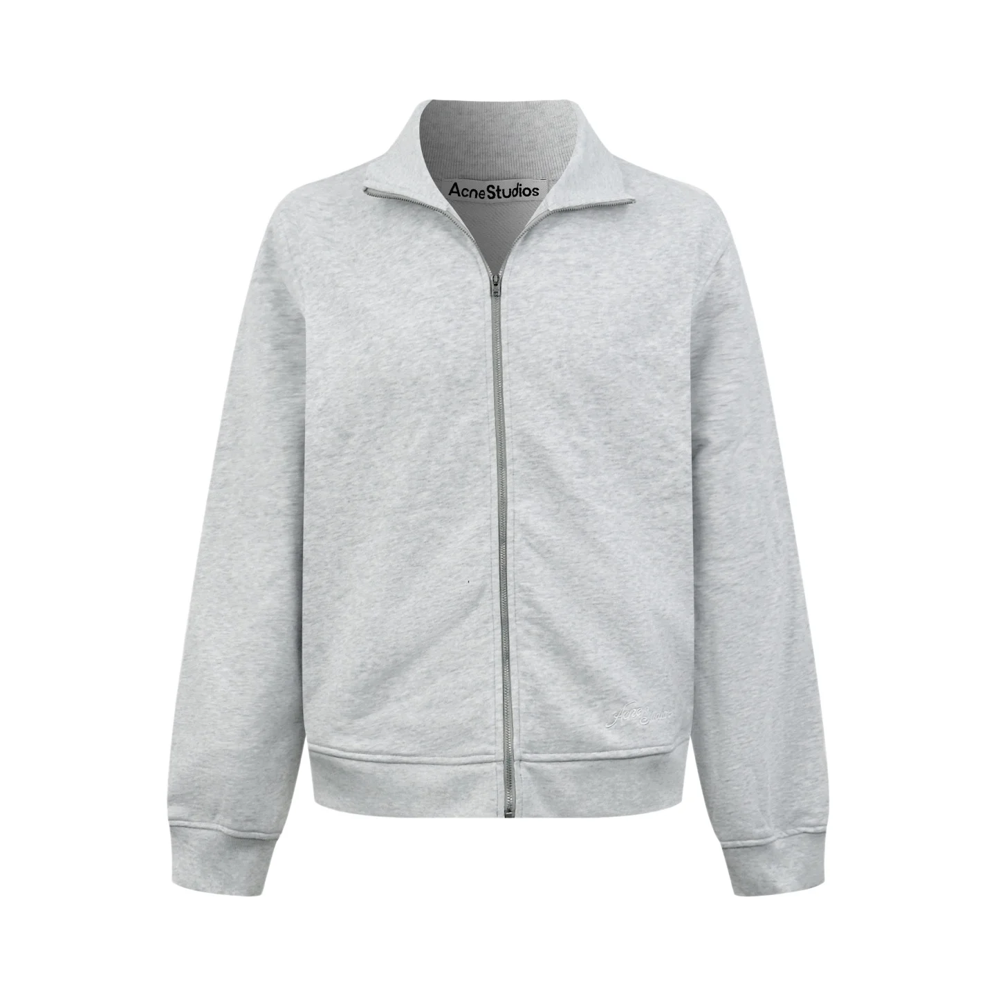 Logo-Embroidered Zip-Up Cotton Sweatshirt D29522305