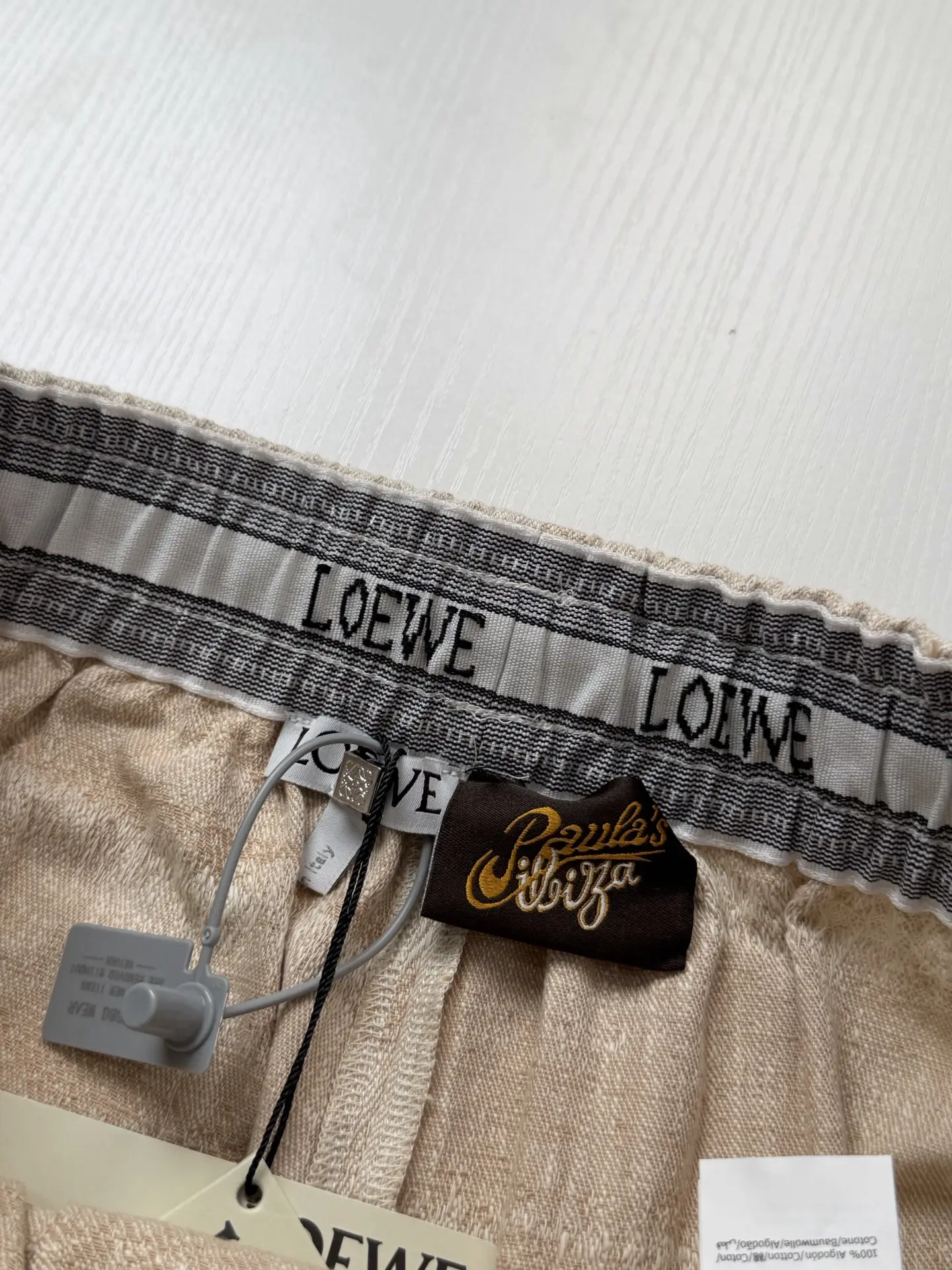 Gradient Striped Mixed-Knit Shorts D29518661 — view 6
