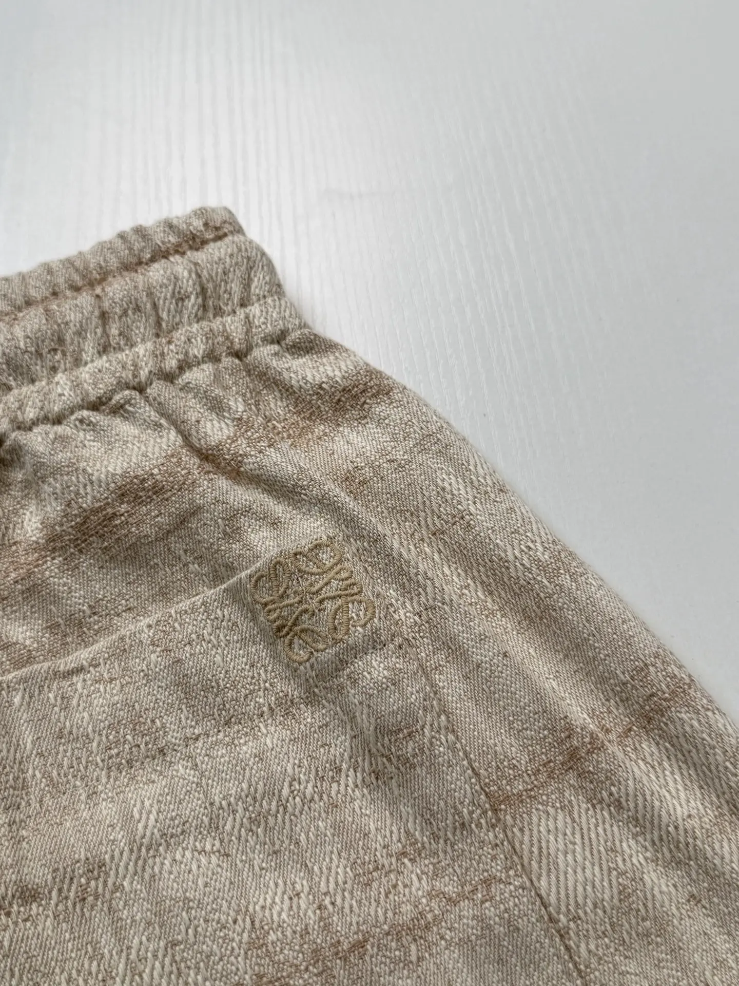 Gradient Striped Mixed-Knit Shorts D29518661 — view 8