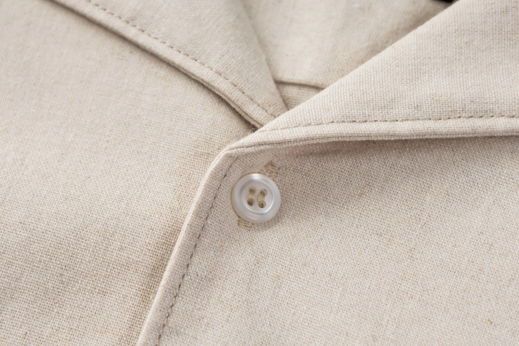 Logo-Plaque Cotton and Linen-Blend Shirt D29522503 — view 5