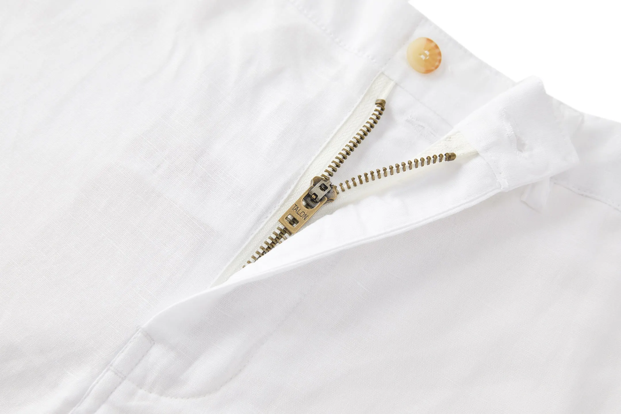 Bedford Embroidered Linen-Cotton Trousers D29520522 — view 3