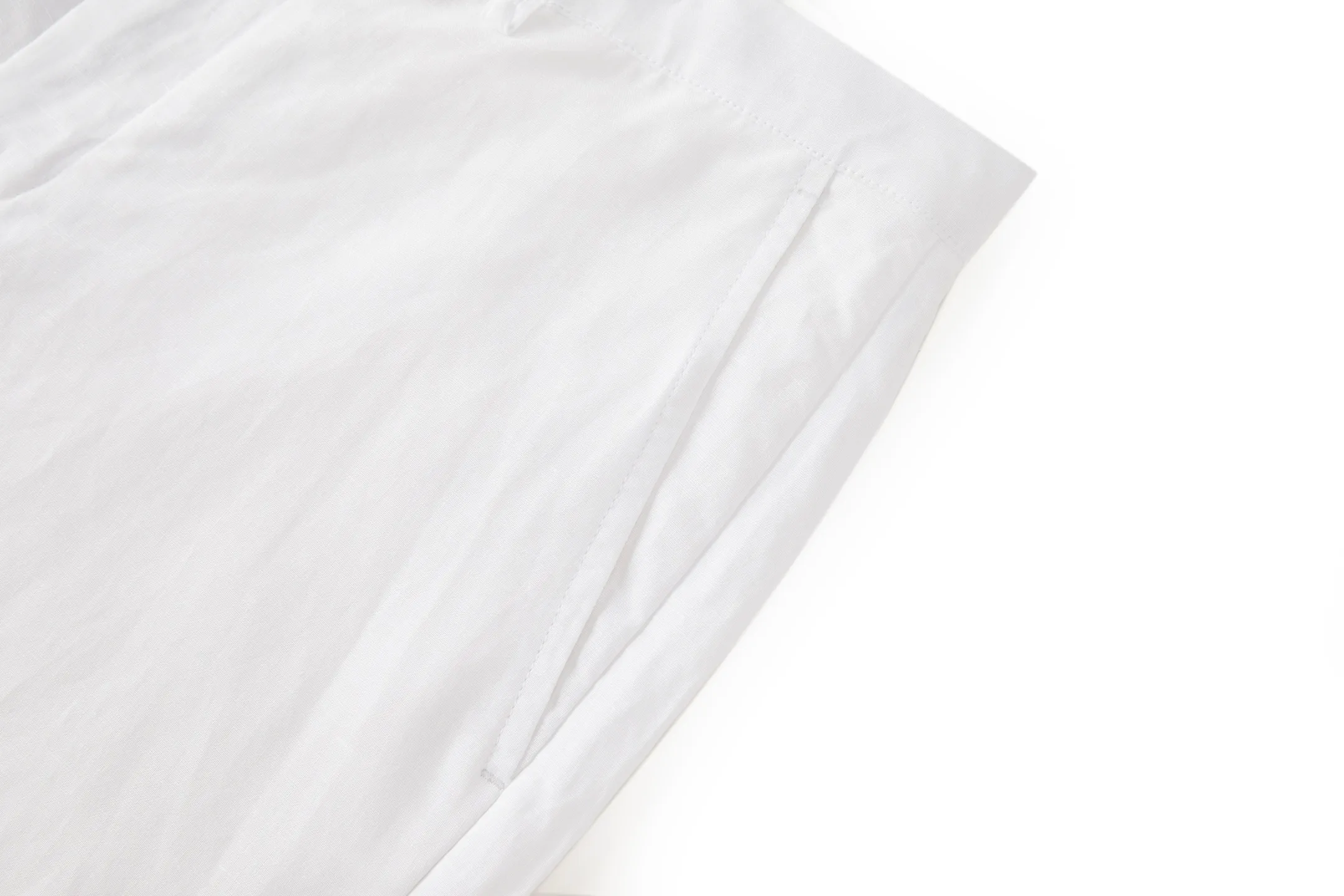 Bedford Embroidered Linen-Cotton Trousers D29520522 — view 8