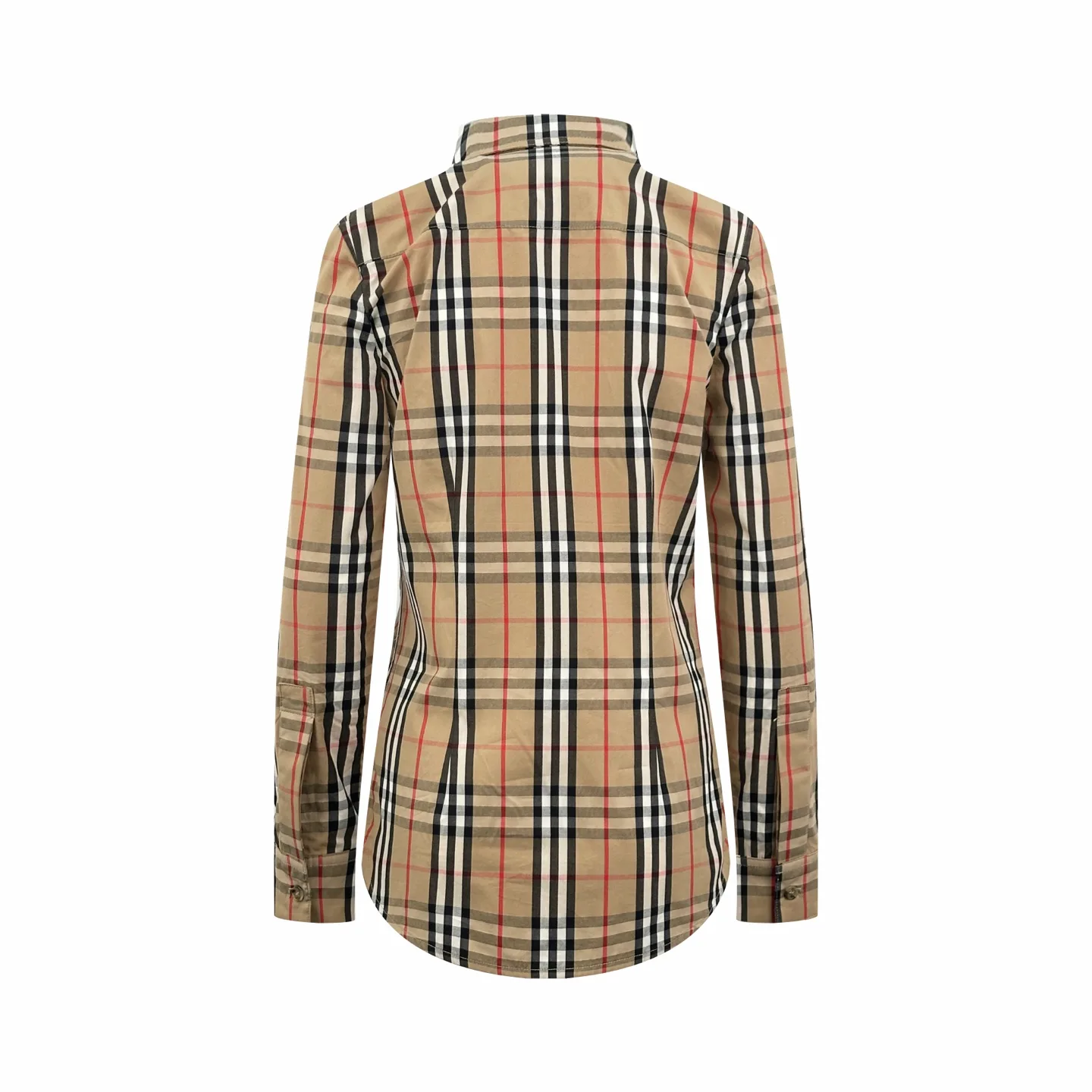 Vintage Check Stretch Cotton Twill Shirt D29519170 — view 2