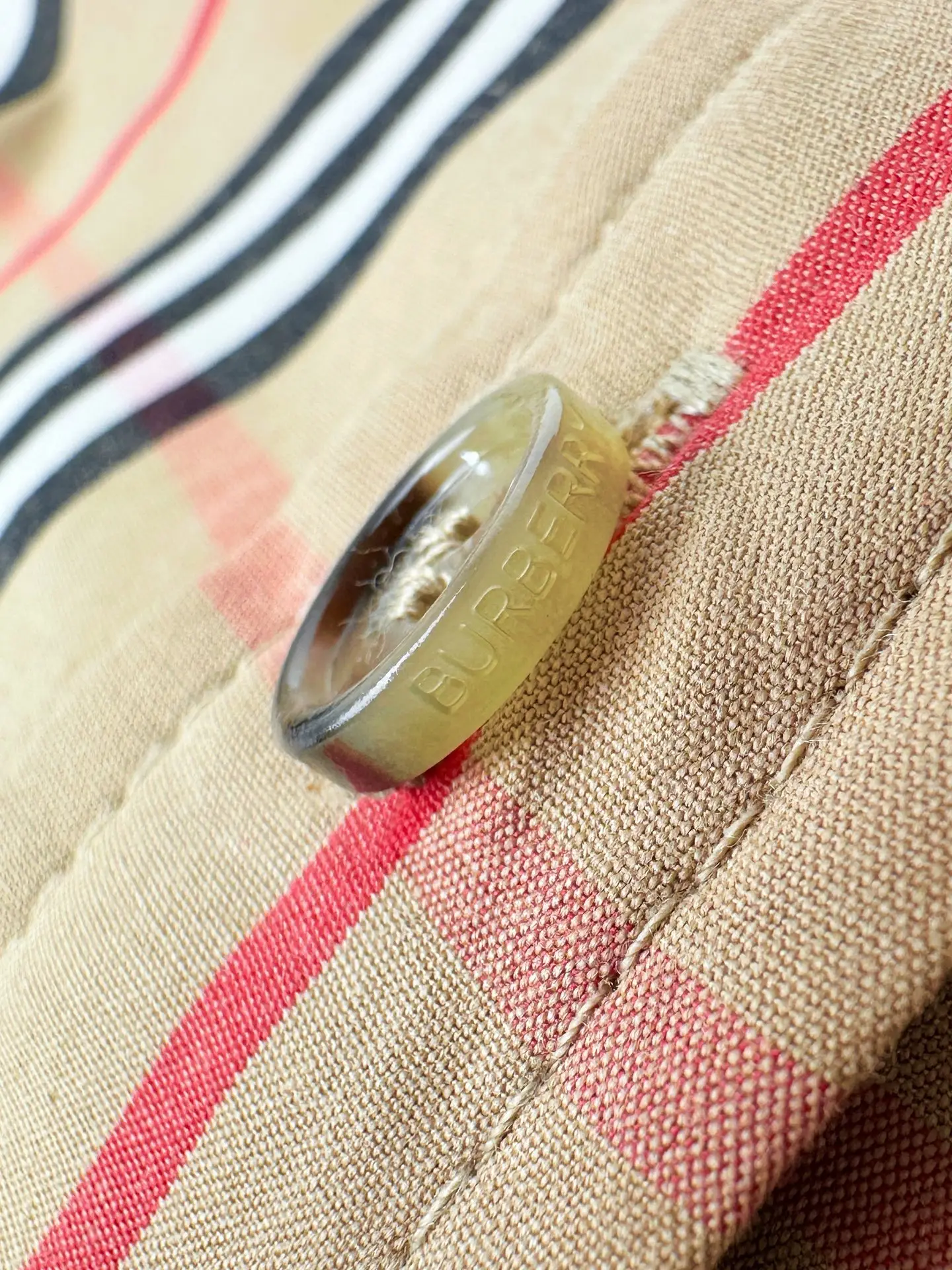 Vintage Check Stretch Cotton Twill Shirt D29519170 — view 6