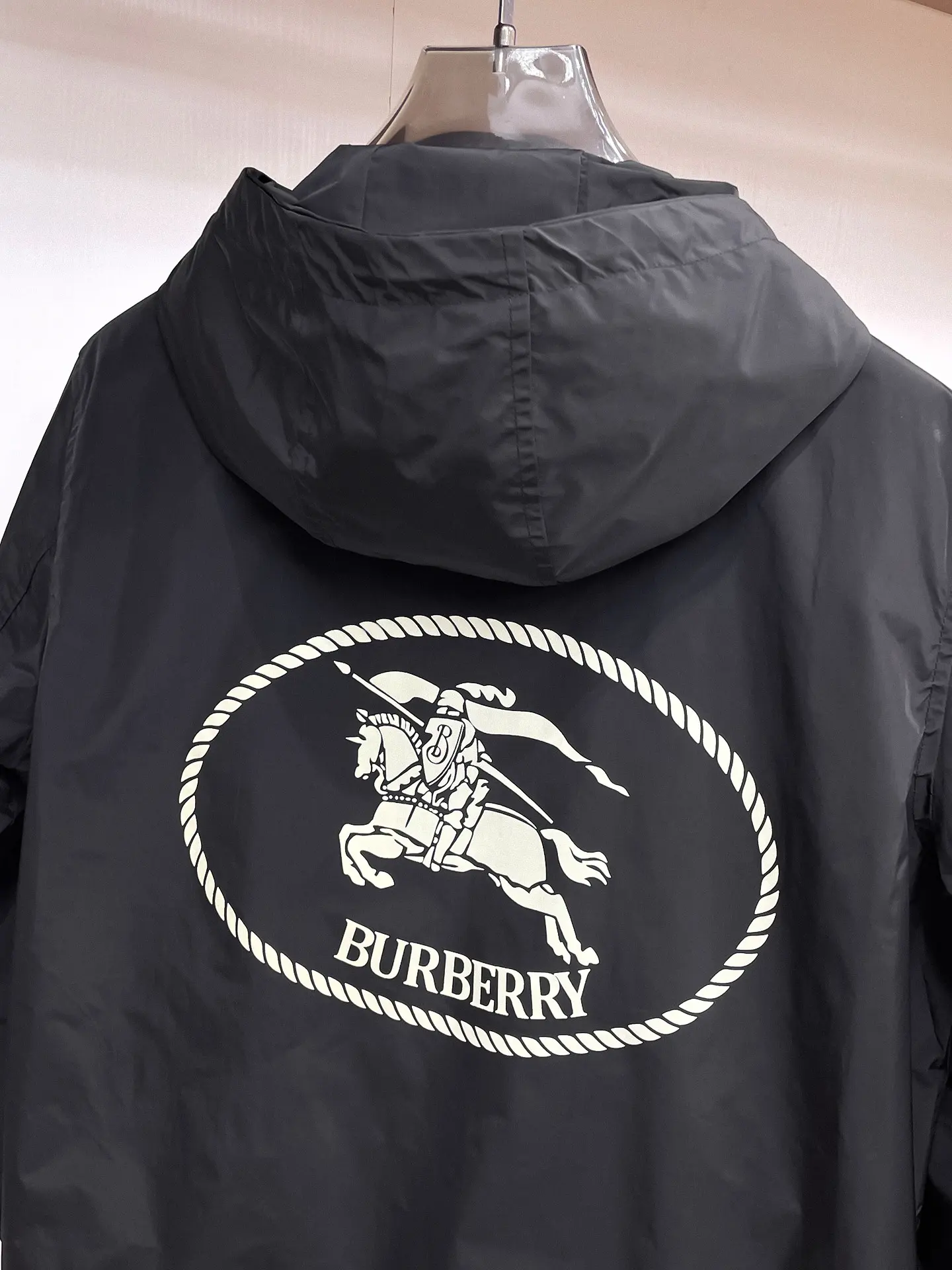 Logo-Appliqué Hooded Shell Jacket D30014766 — view 5