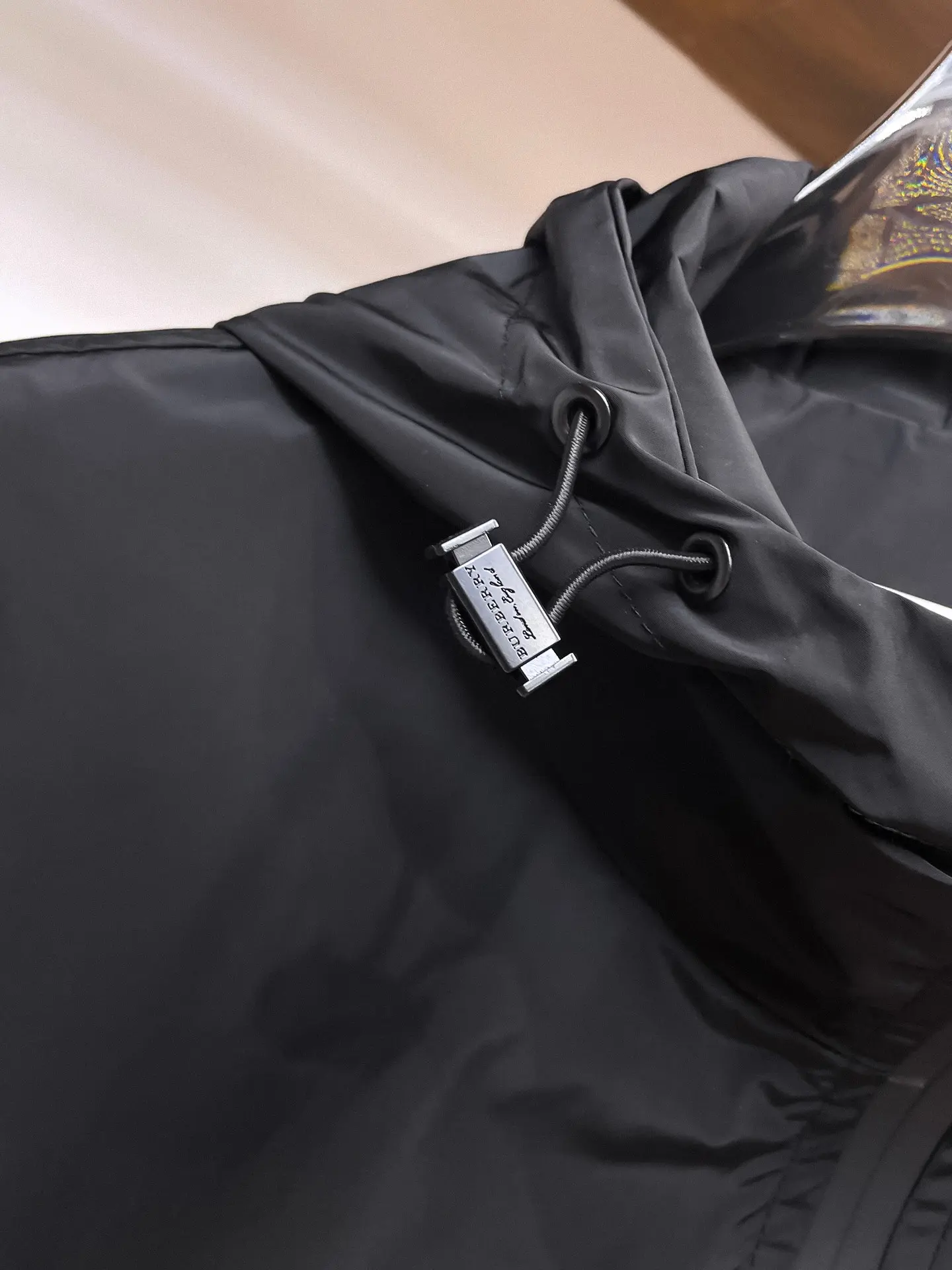 Logo-Appliqué Hooded Shell Jacket D30014766 — view 7