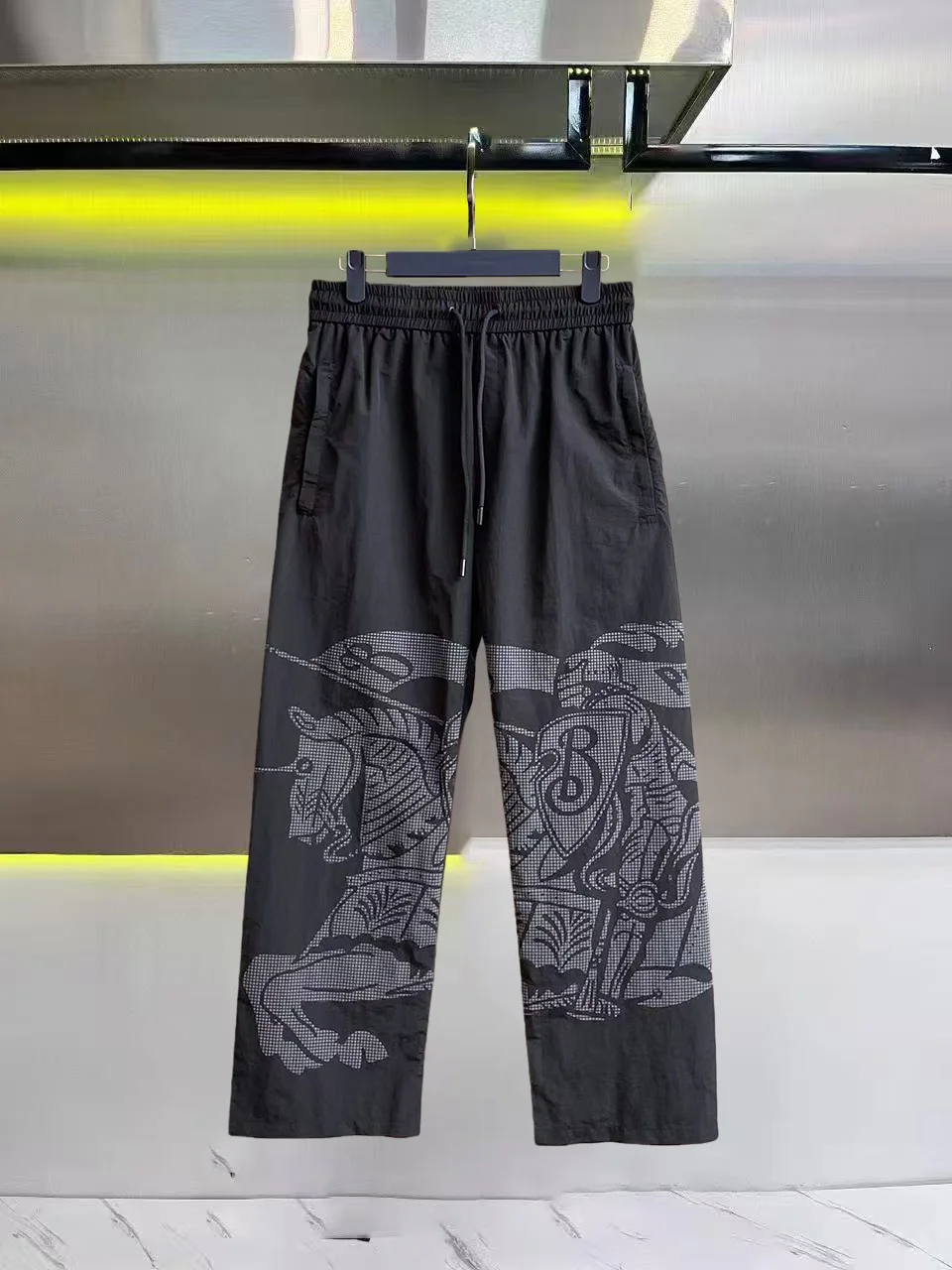 Logo-Print Technical Shell Trousers D30014828 — view 2