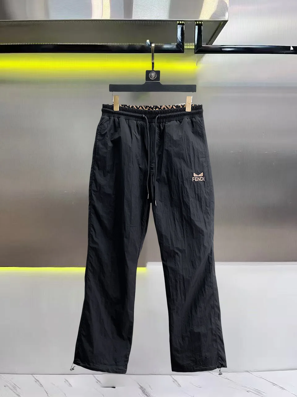 FF Monogram Print Drawstring Trousers D30014835 — view 3
