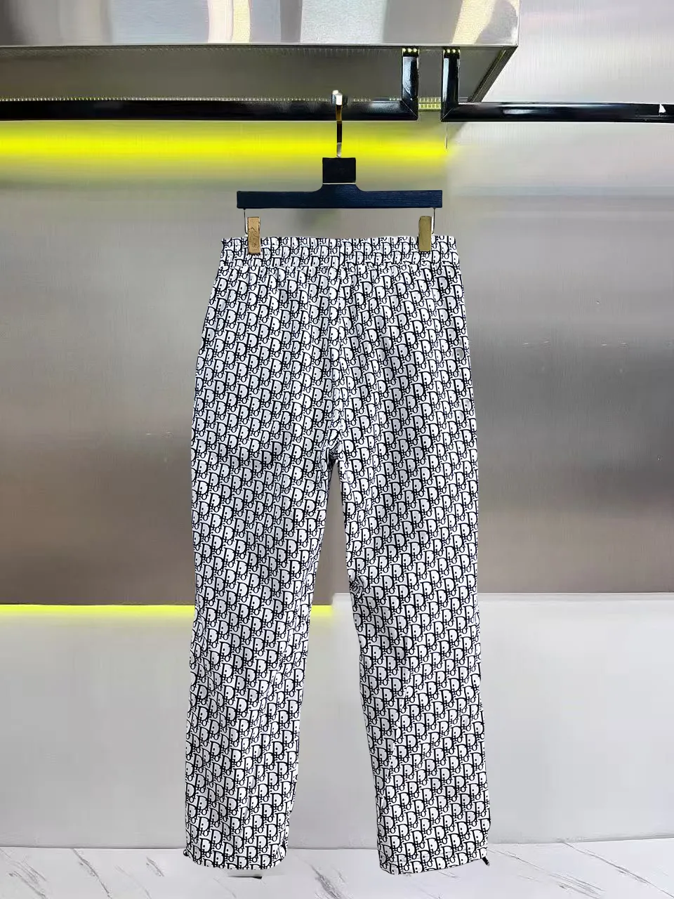 Oblique Monogram Print Casual Trousers D30014834 — view 2