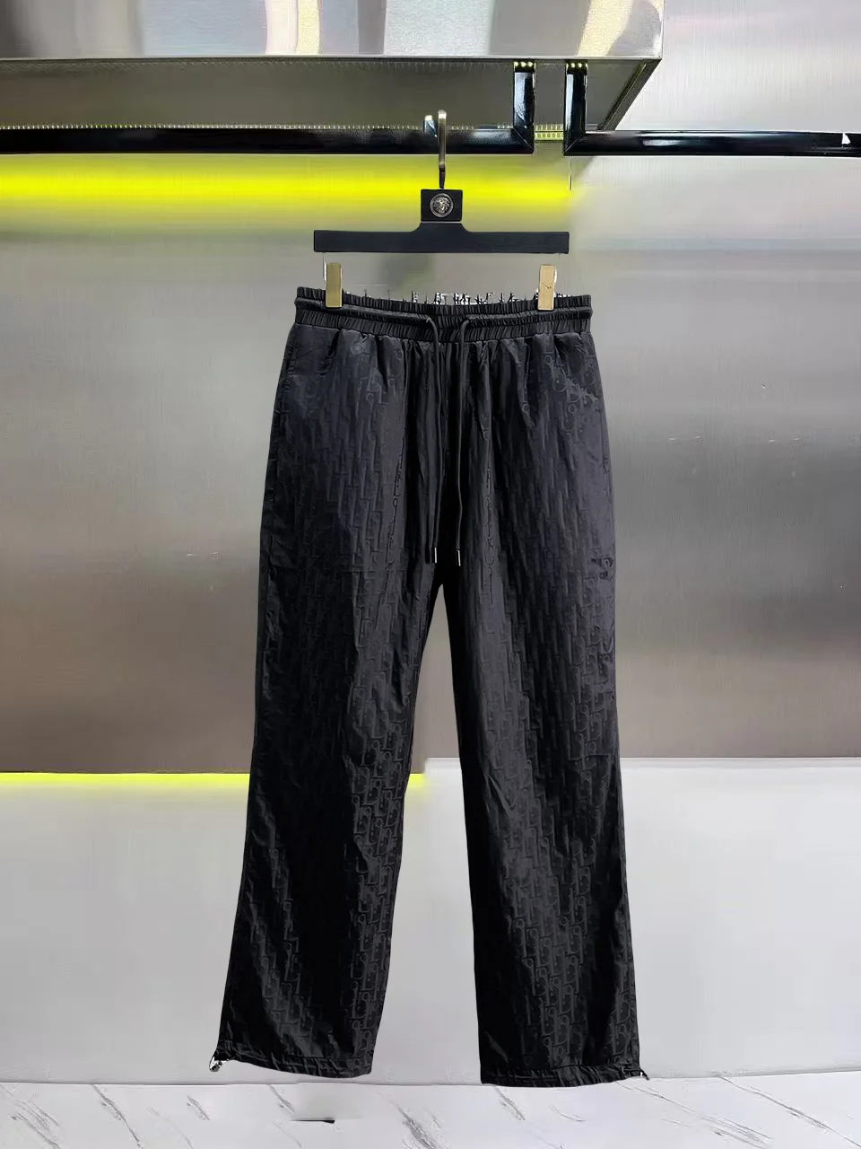 Oblique Monogram Print Casual Trousers D30014834 — view 3