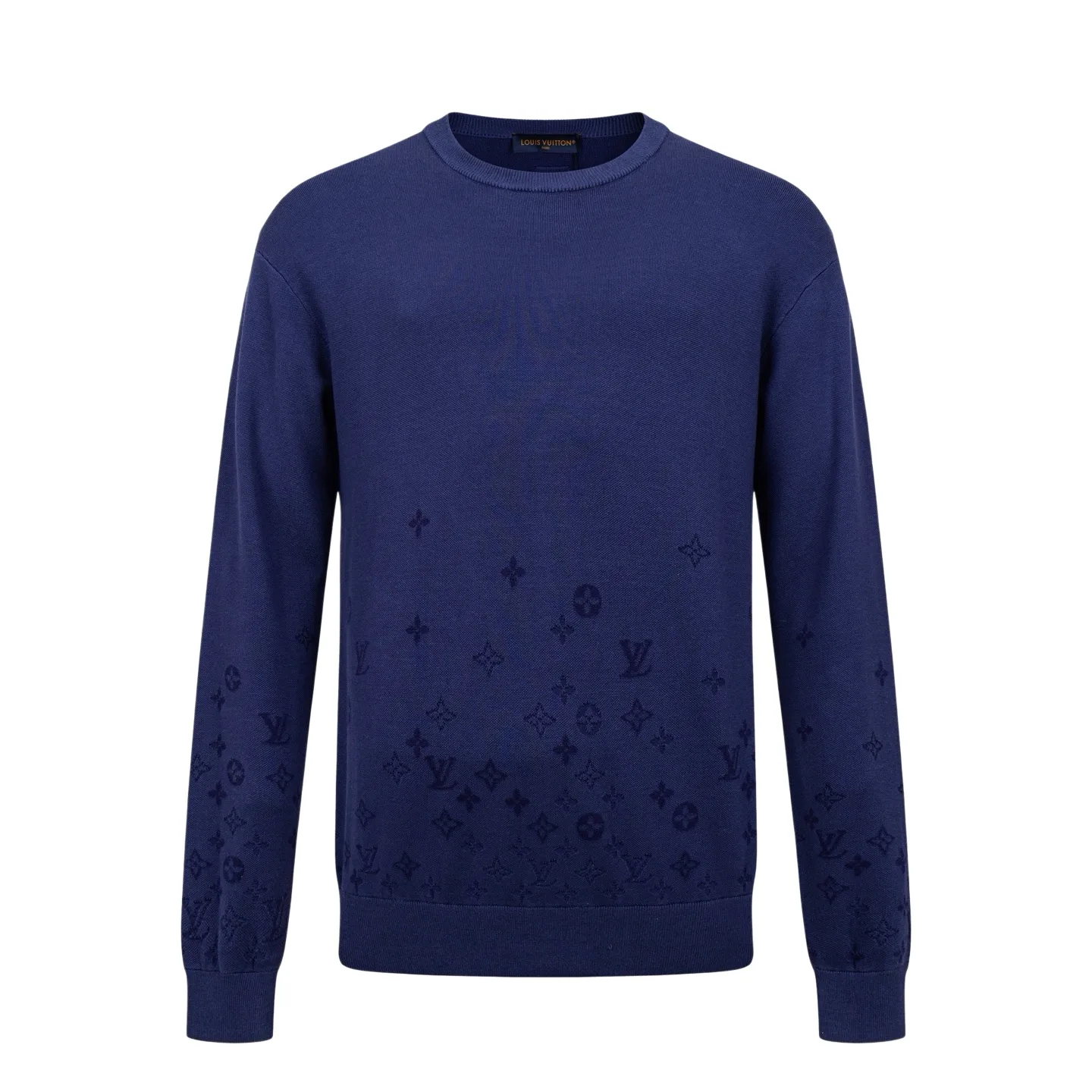 Monogram Gradient Jacquard Crew-Neck Sweater D30022394
