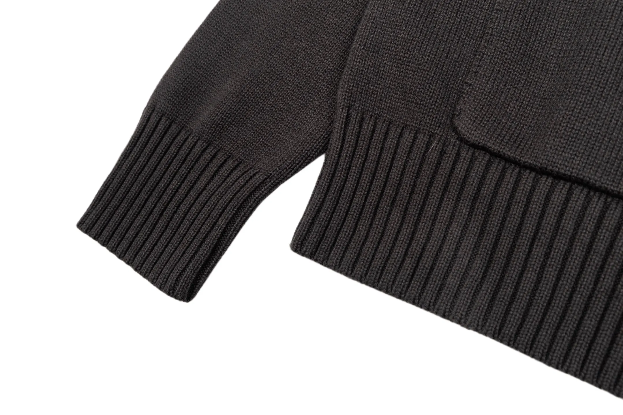 Logo-Patch Wool V-Neck Cardigan D30022461 — view 7
