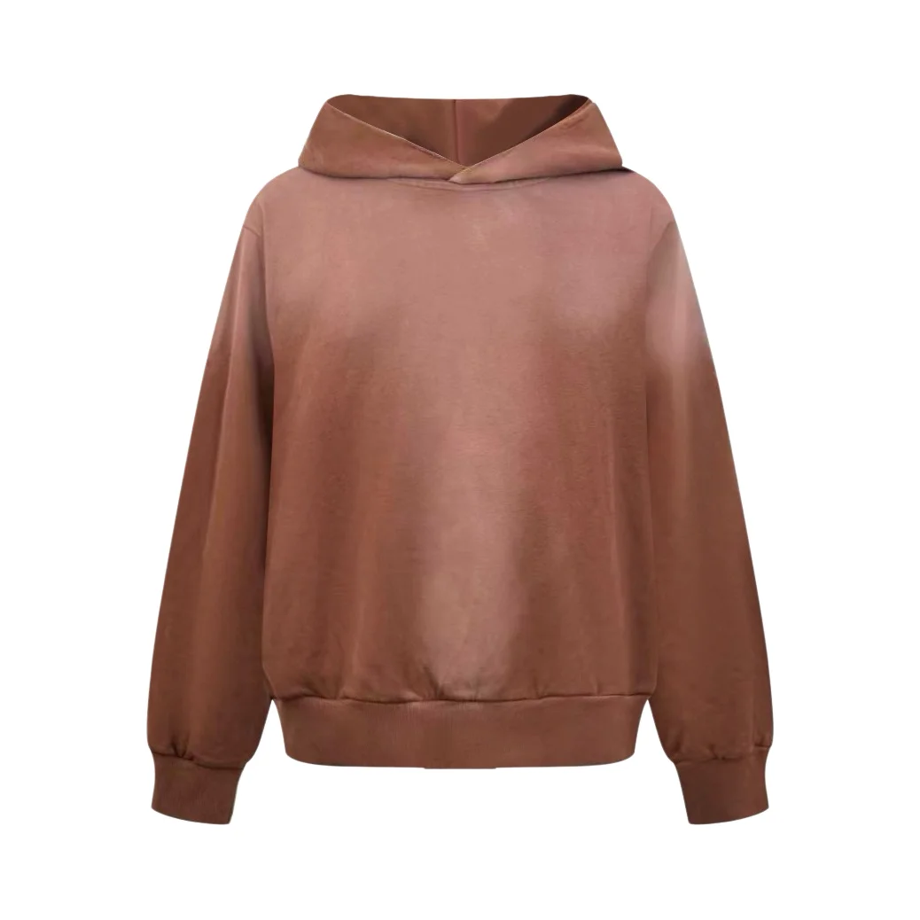 1996 Distressed Mud-Wash Cotton Hoodie D30022299