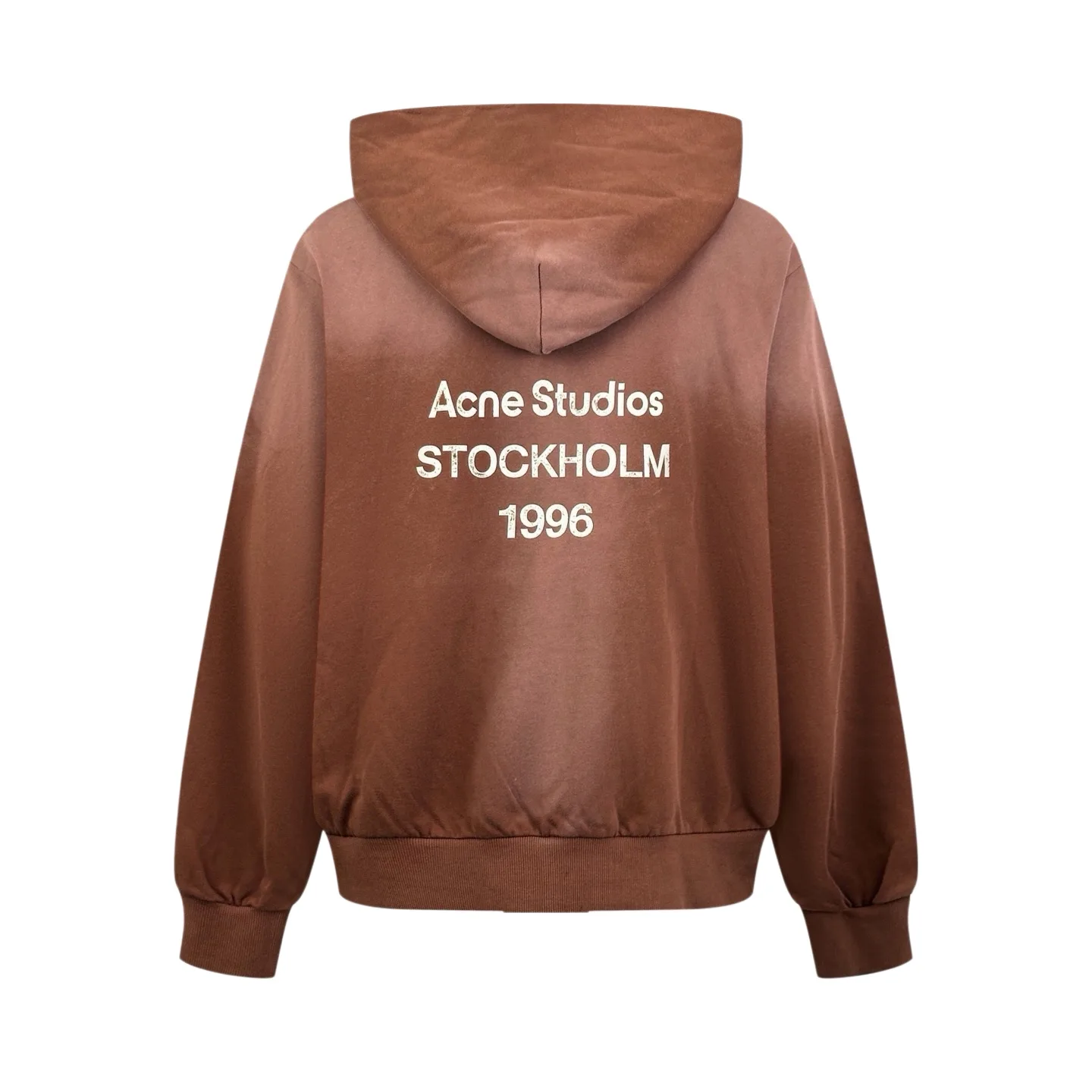 1996 Distressed Mud-Wash Cotton Hoodie D30022299 — view 2