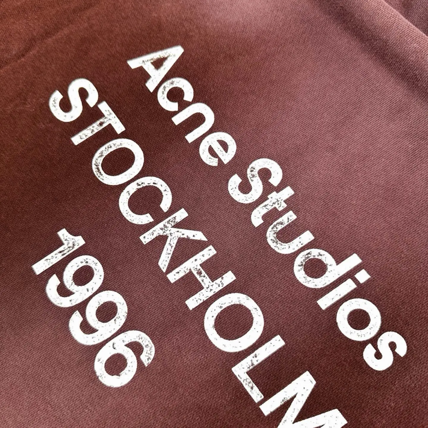 1996 Distressed Mud-Wash Cotton Hoodie D30022299 — view 5