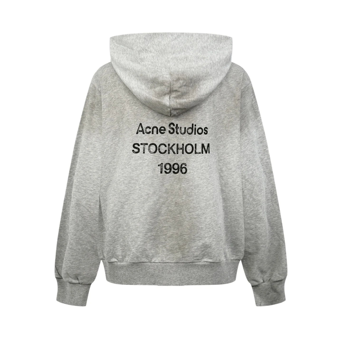 Logo-Print Distressed Cotton-Blend Hoodie D30022297 — view 2