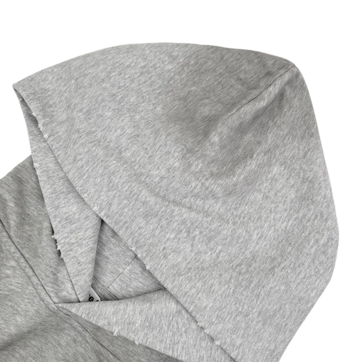 Logo-Print Distressed Cotton-Blend Hoodie D30022297 — view 3