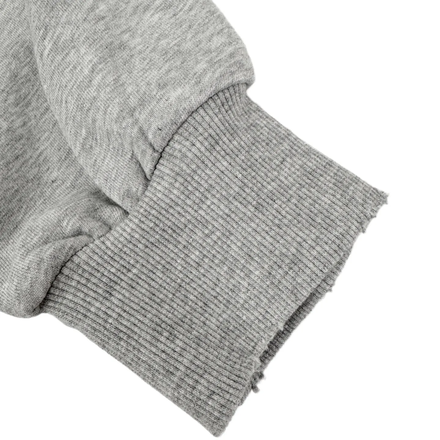 Logo-Print Distressed Cotton-Blend Hoodie D30022297 — view 4