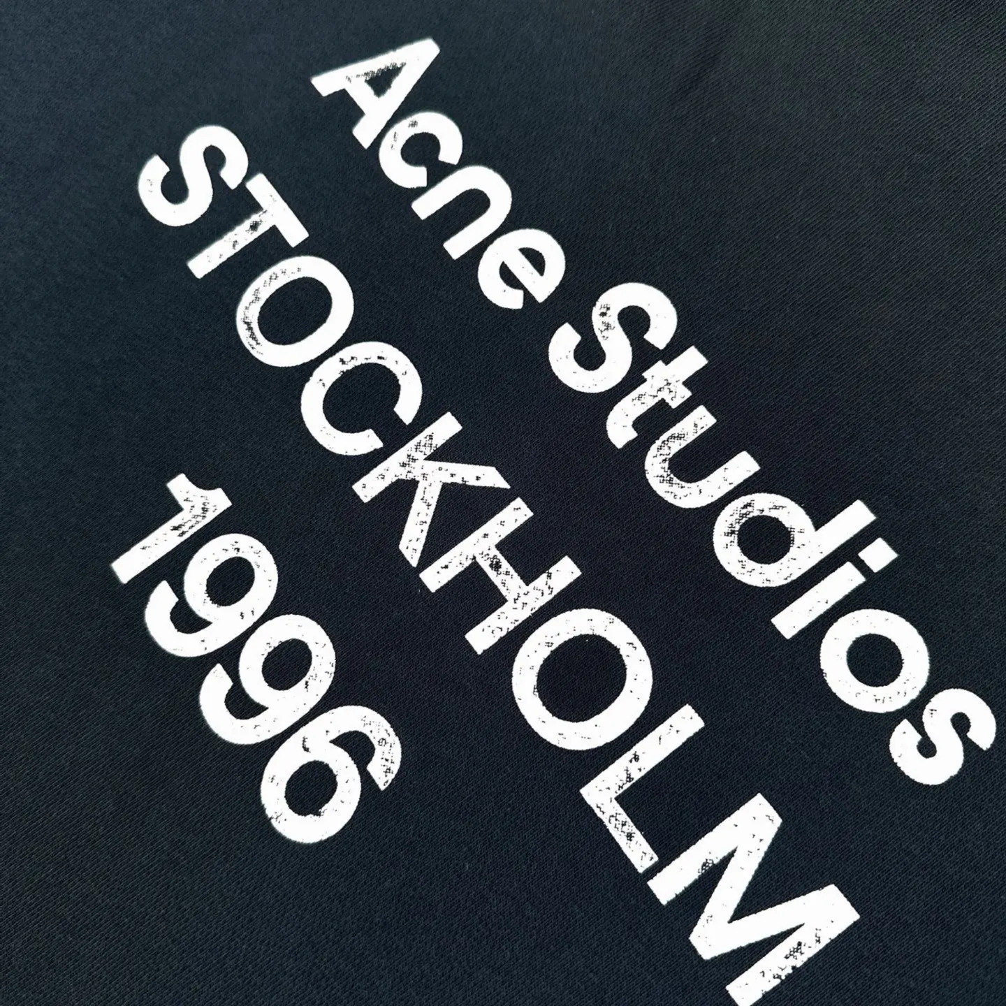1996 Distressed Logo-Print Cotton-Blend Hoodie D30022298 — view 5
