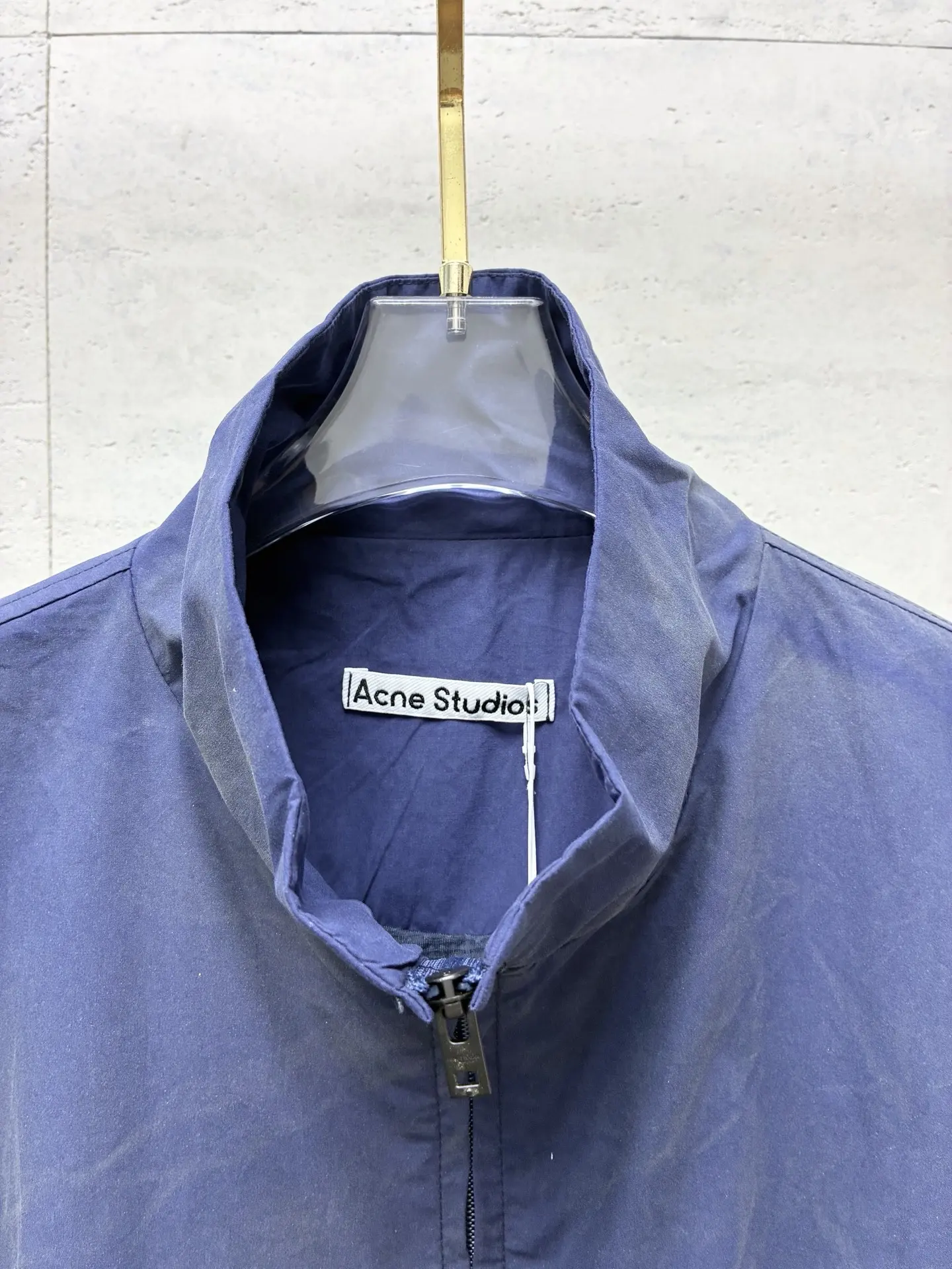 Logo-Print Distressed Zip-Up Track Jacket D30019104 — view 4