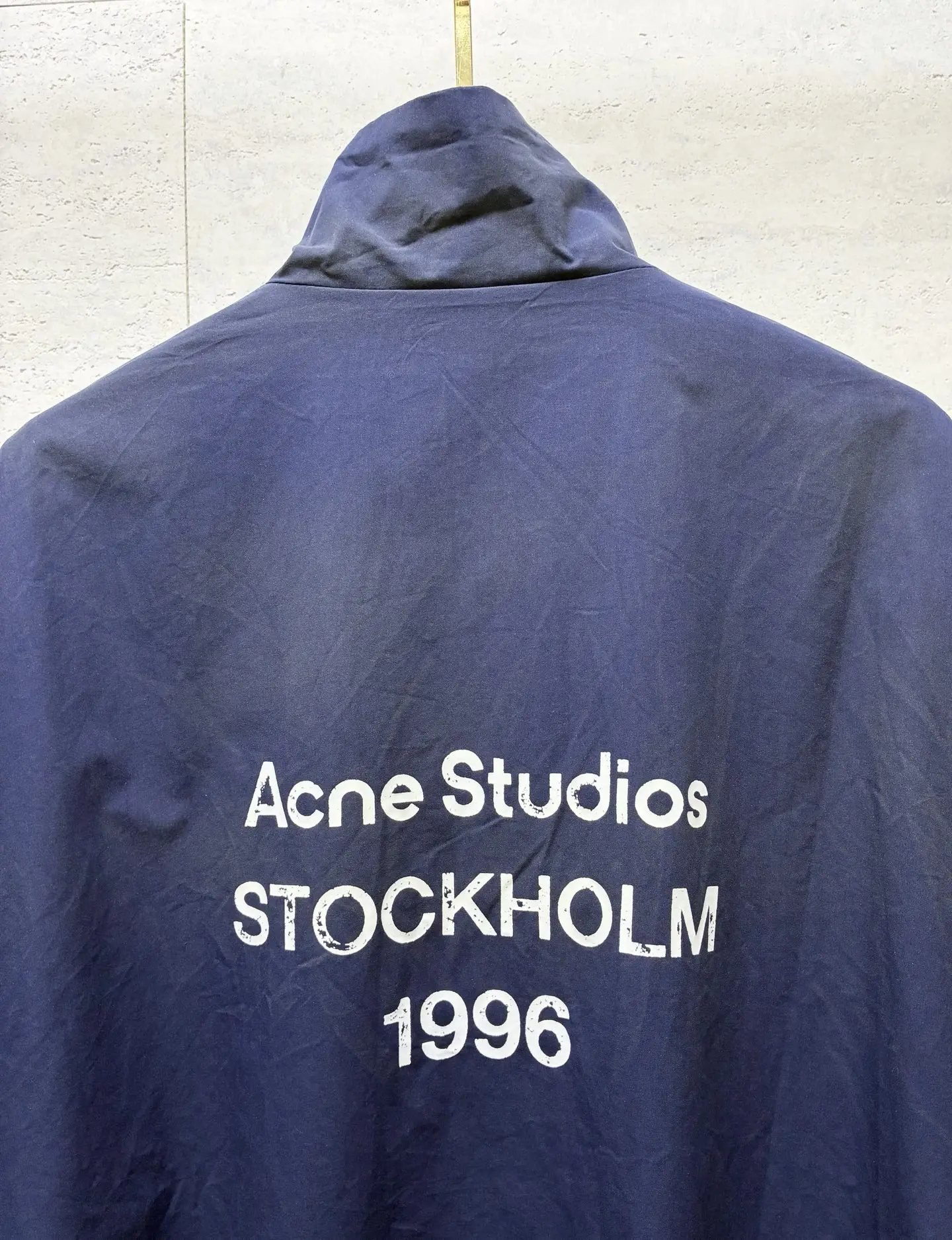 Logo-Print Distressed Zip-Up Track Jacket D30019104 — view 7