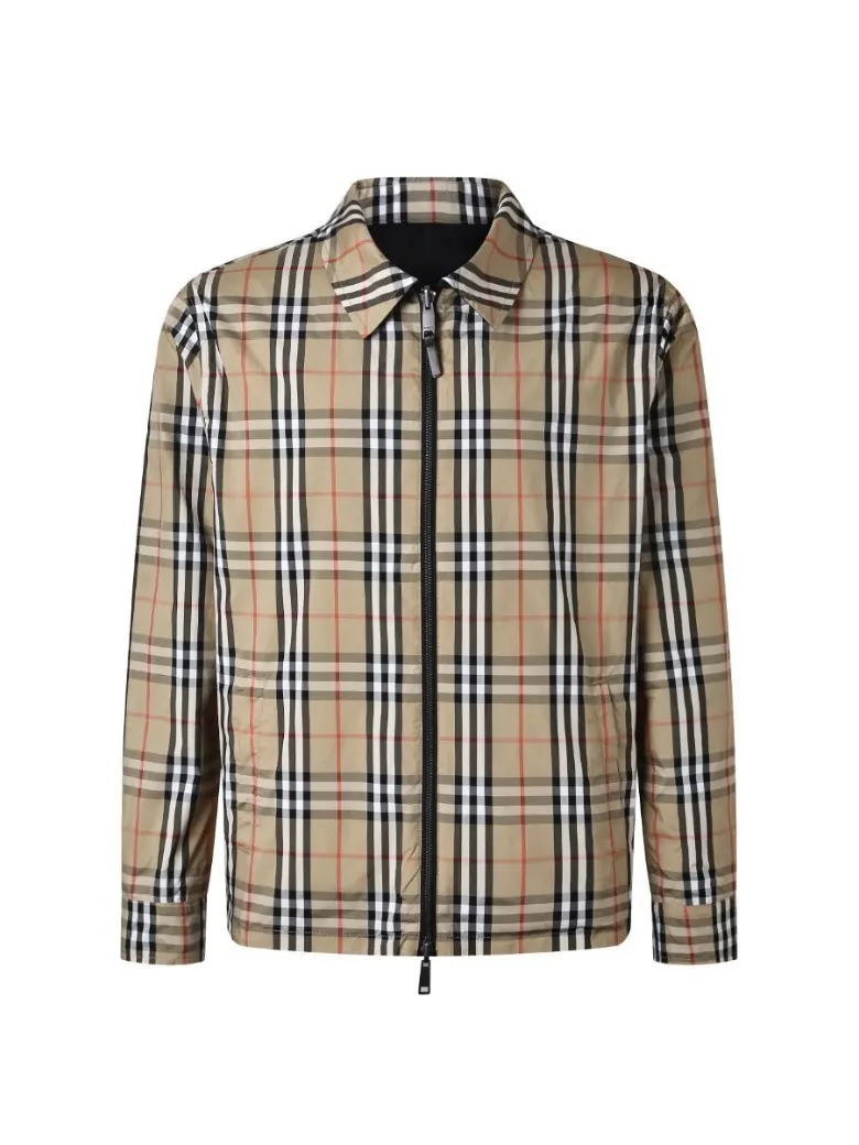Reversible Check Taffeta Harrington Jacket D30024911